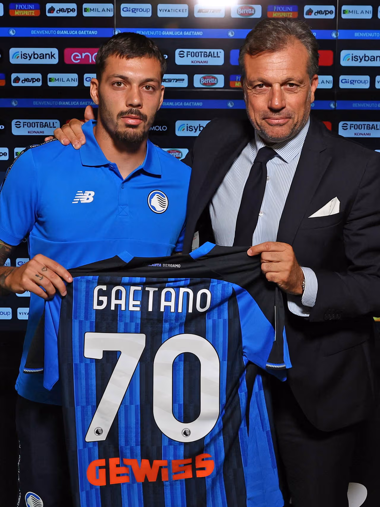 La presentazione ufficiale di Gianluca Gaetano