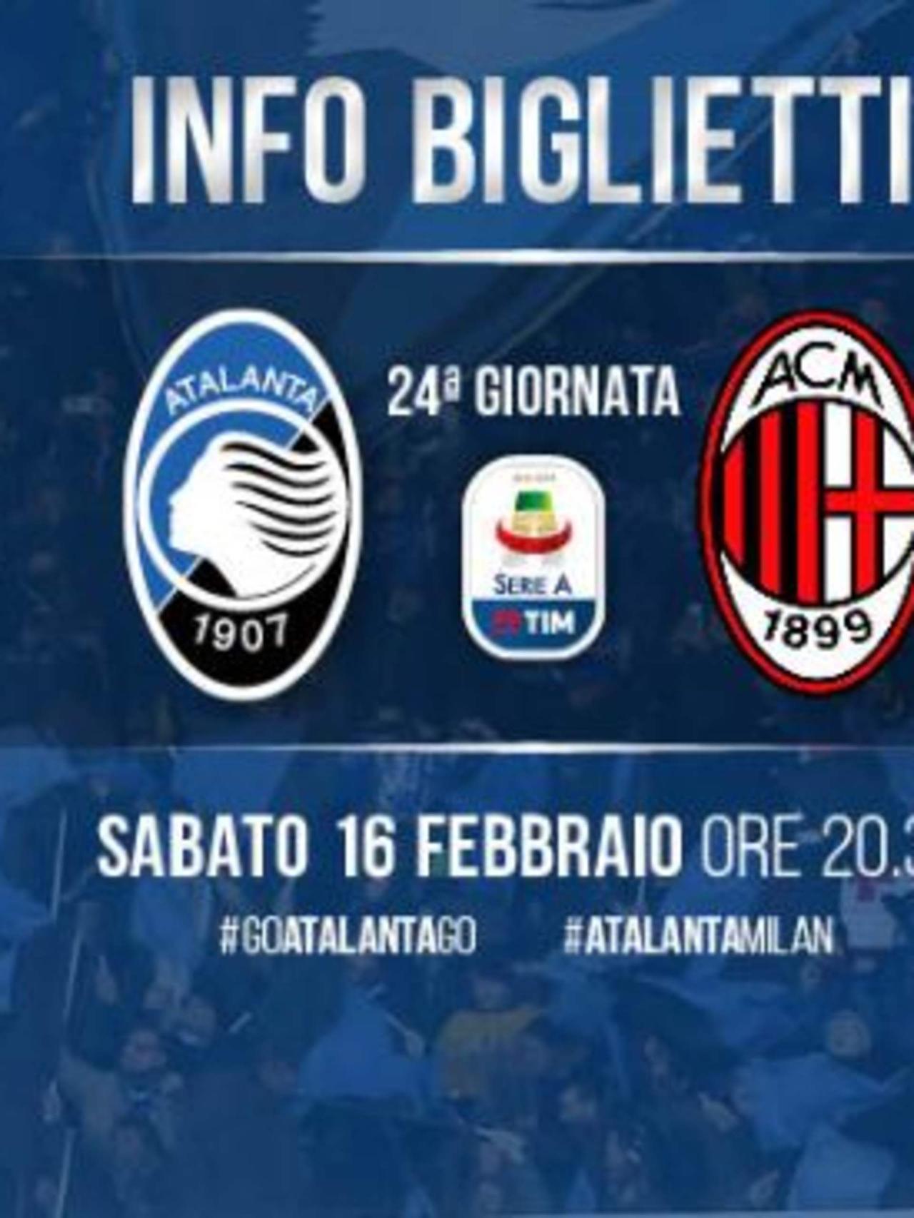ATALANTA-MILAN: VENDUTI 4.744 BIGLIETTI