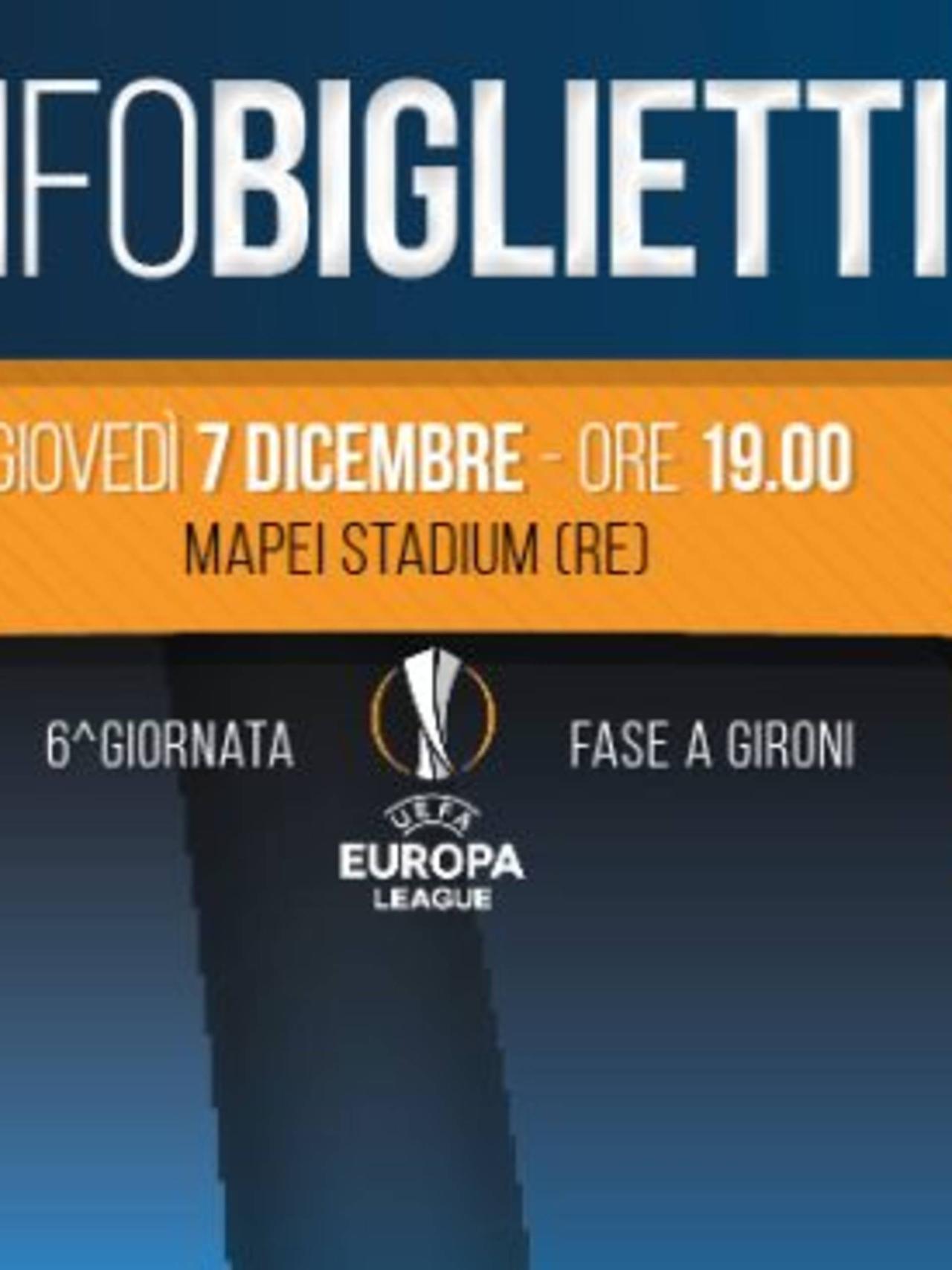 UEL Atalanta-Lione: 1.500 biglietti venduti