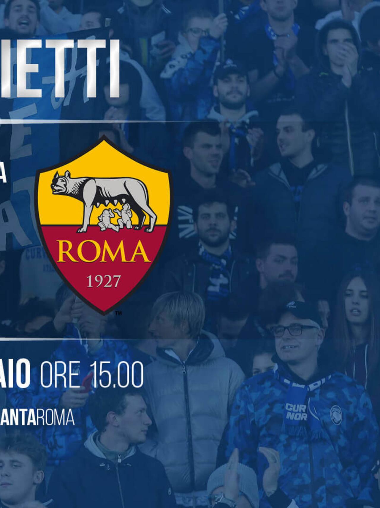 Atalanta-Roma: venduti circa 1400 biglietti