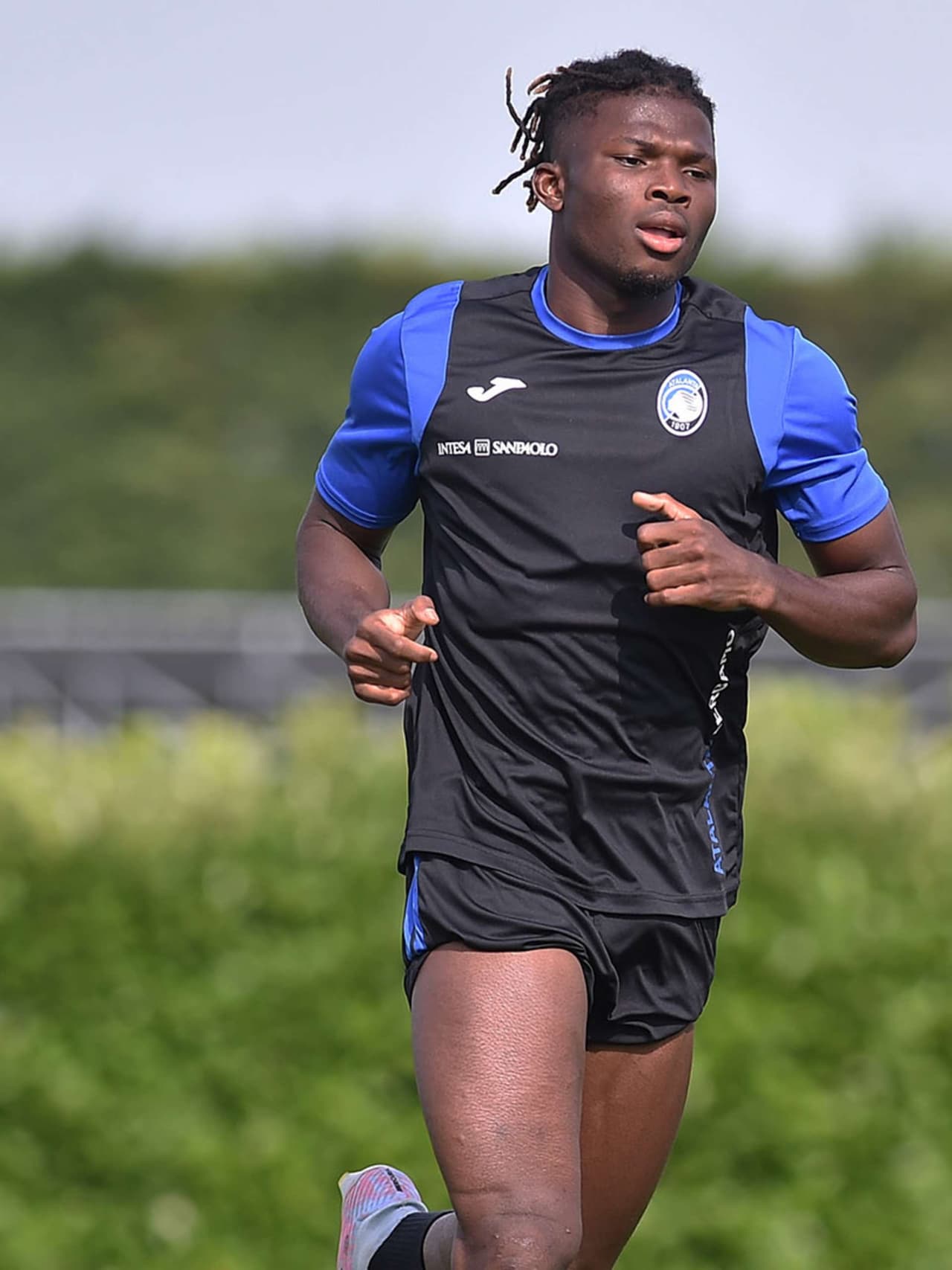 Primo allenamento al Centro Bortolotti per El Bilal Touré