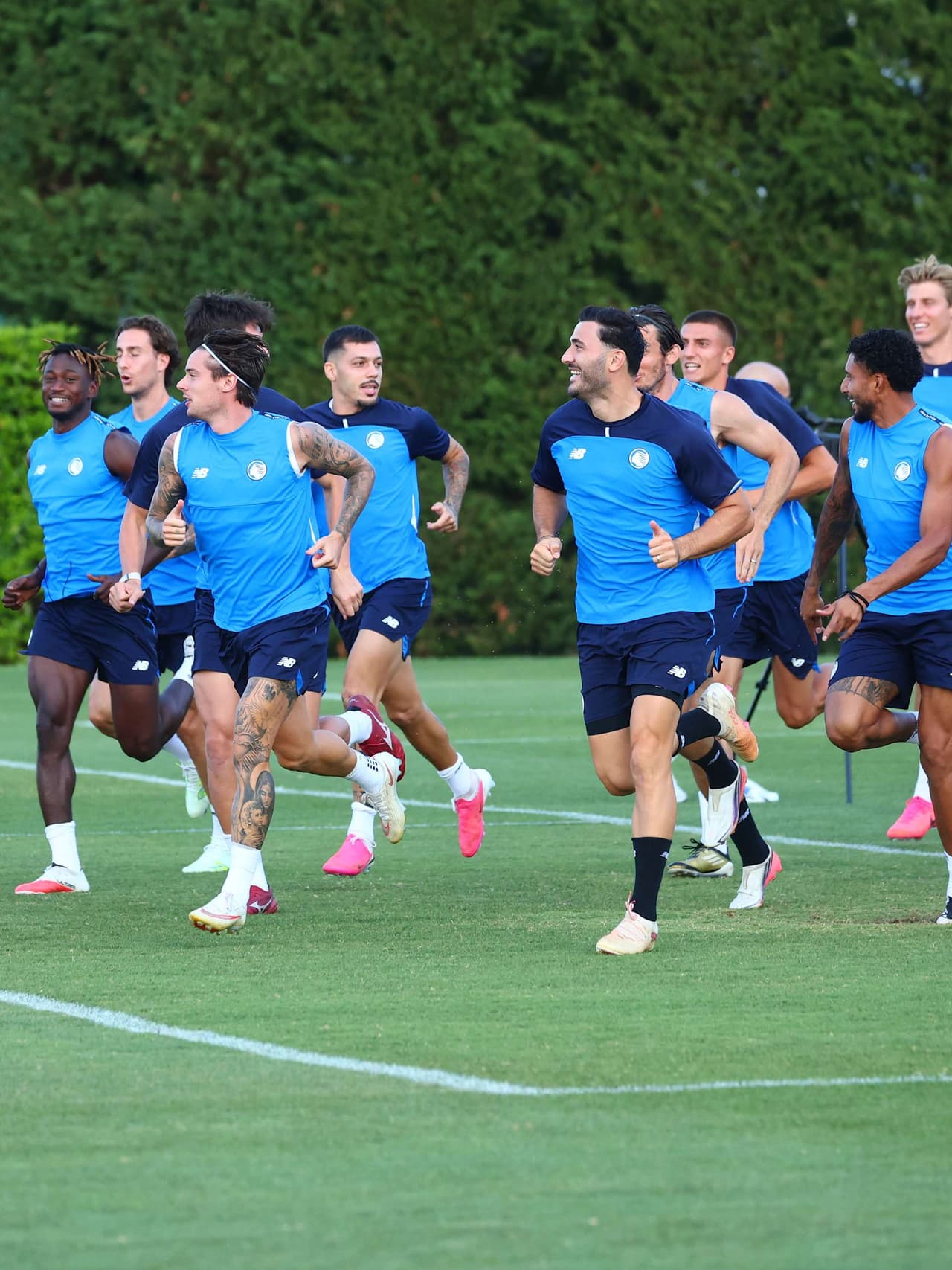 Allenamento pomeridiano al Centro Bortolotti