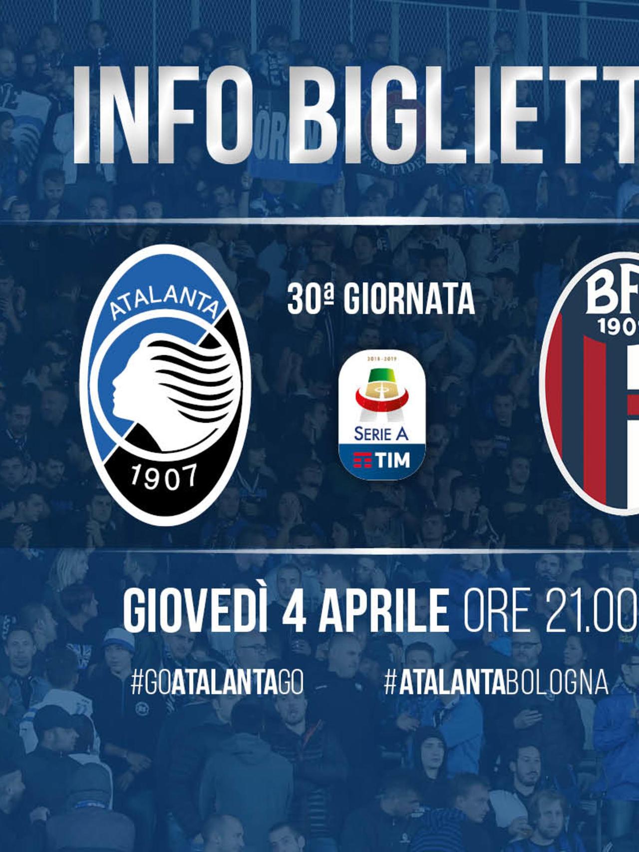 Atalanta-Bologna, 2.200 biglietti venduti