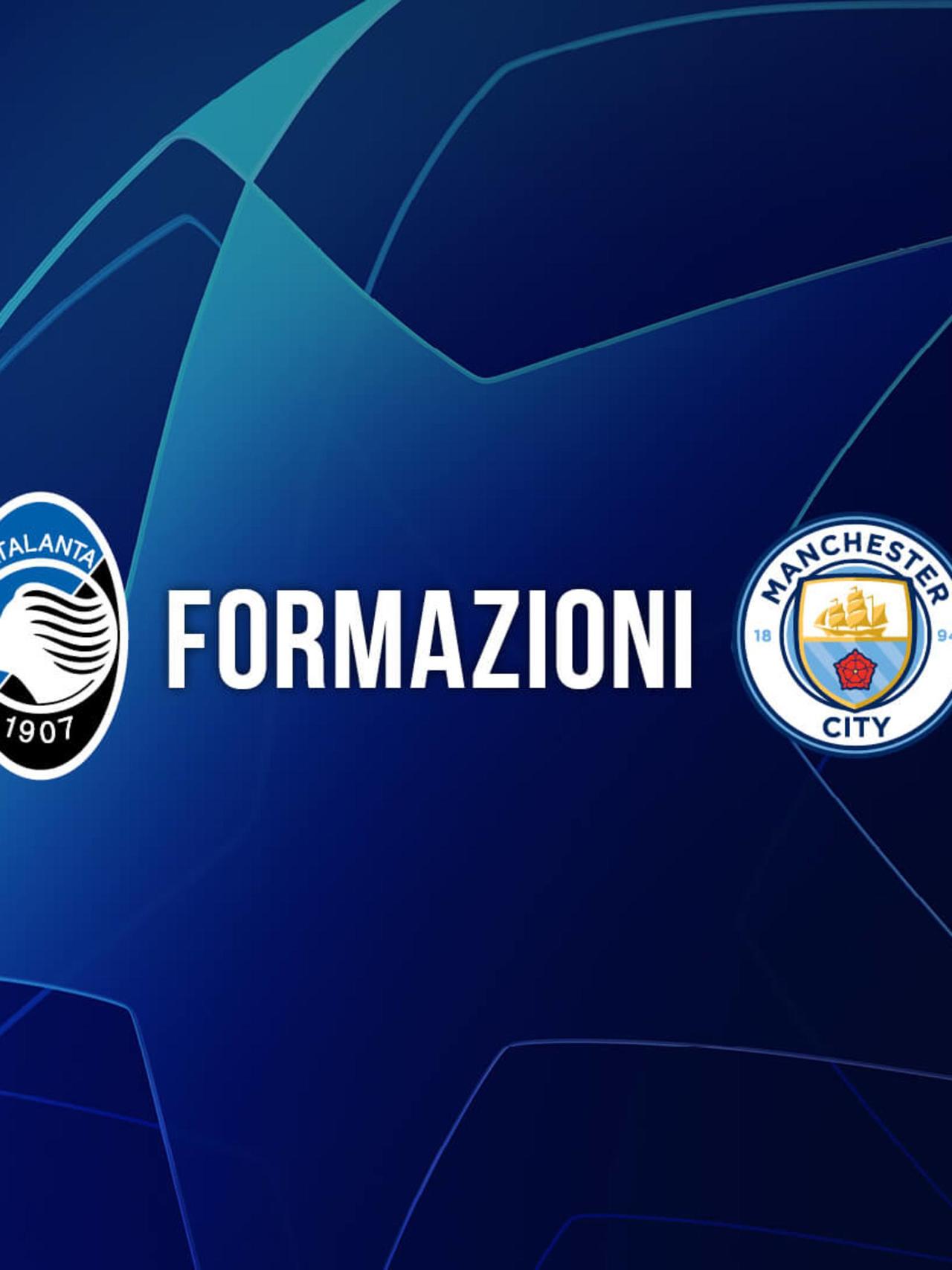 UCL Atalanta-Manchester City: le formazioni
