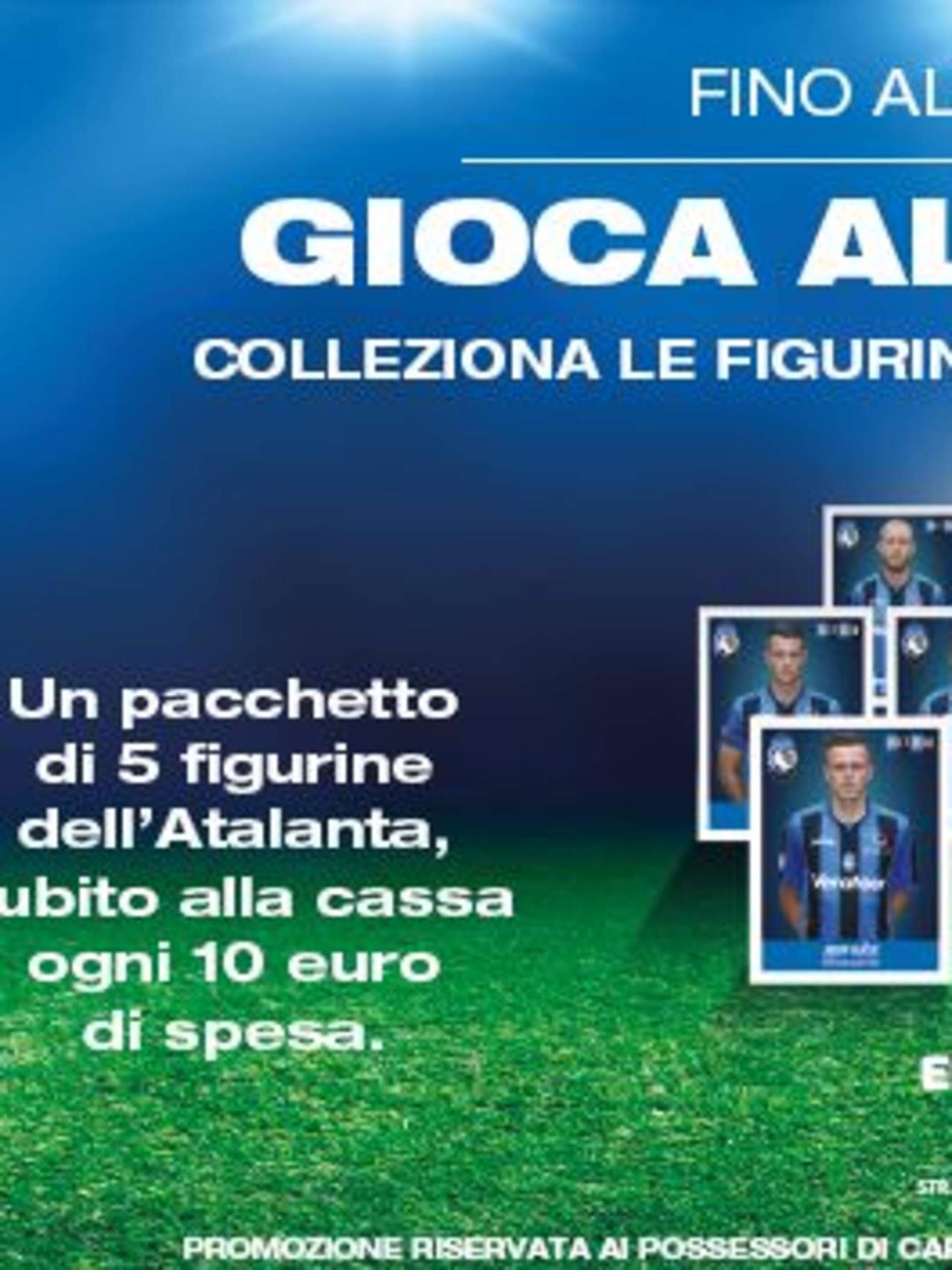 Album delle figurine Atalanta all’Esselunga