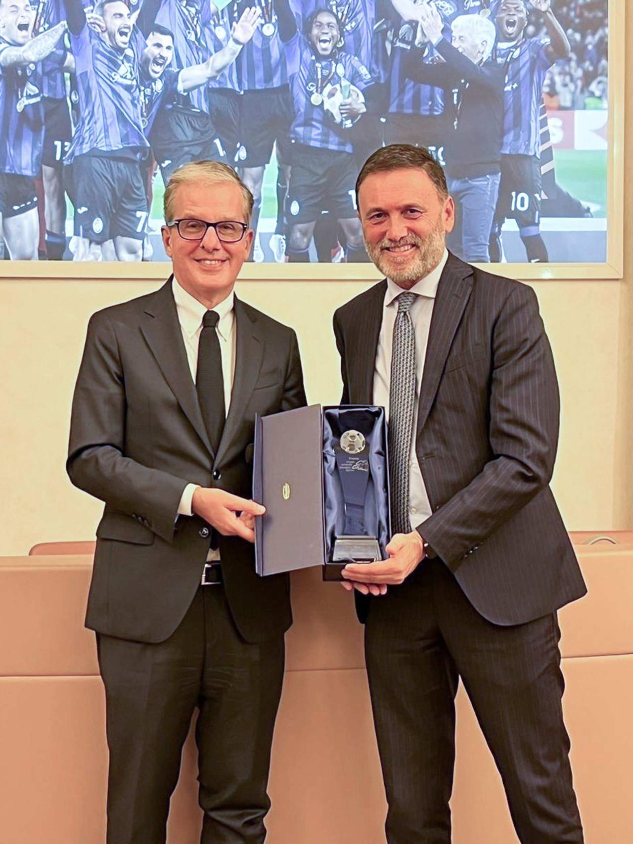 Atalanta premiata "Squadra dell'anno" da GLGS-USSI 