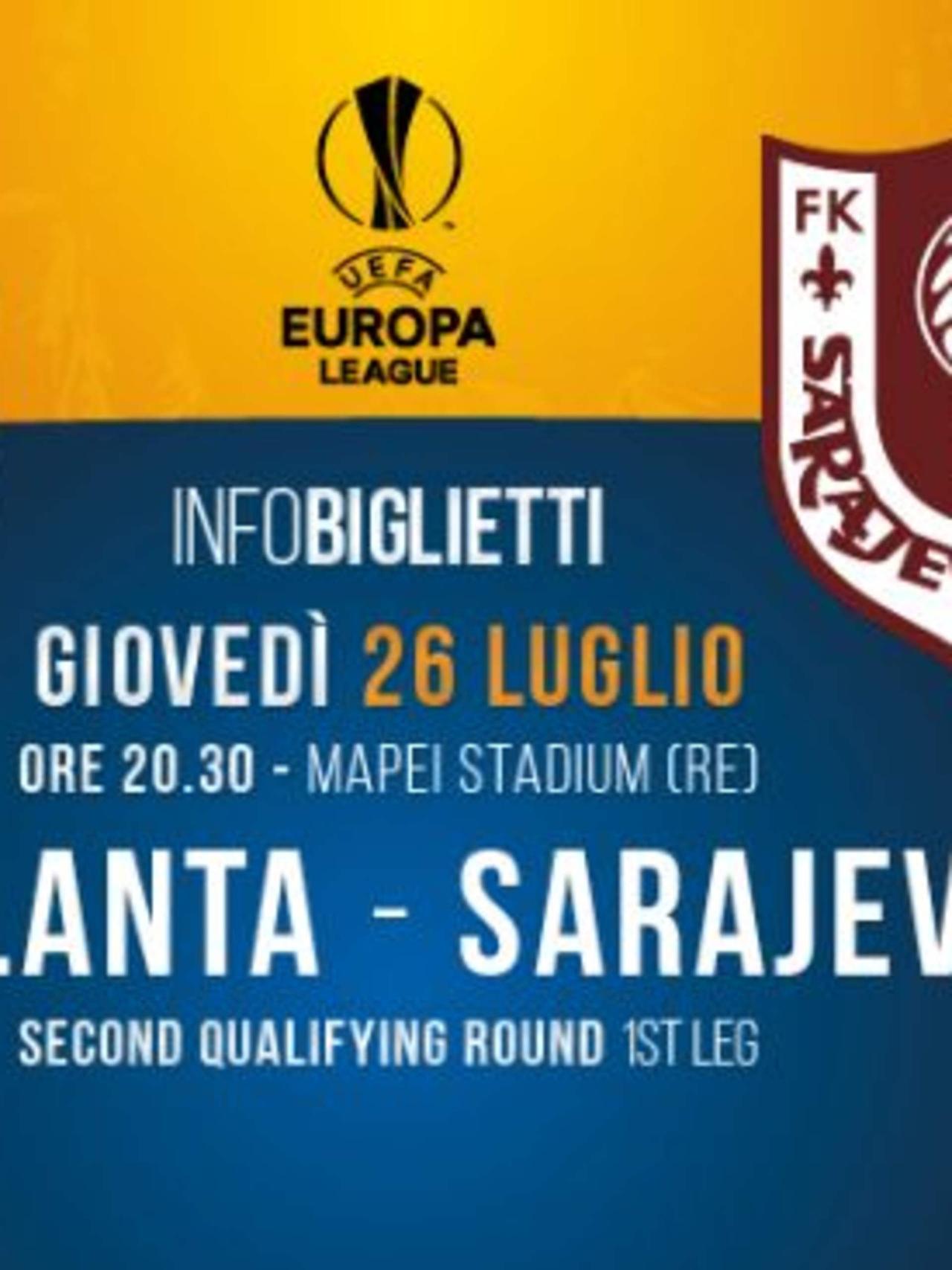 Preliminari UEL Atalanta-Sarajevo