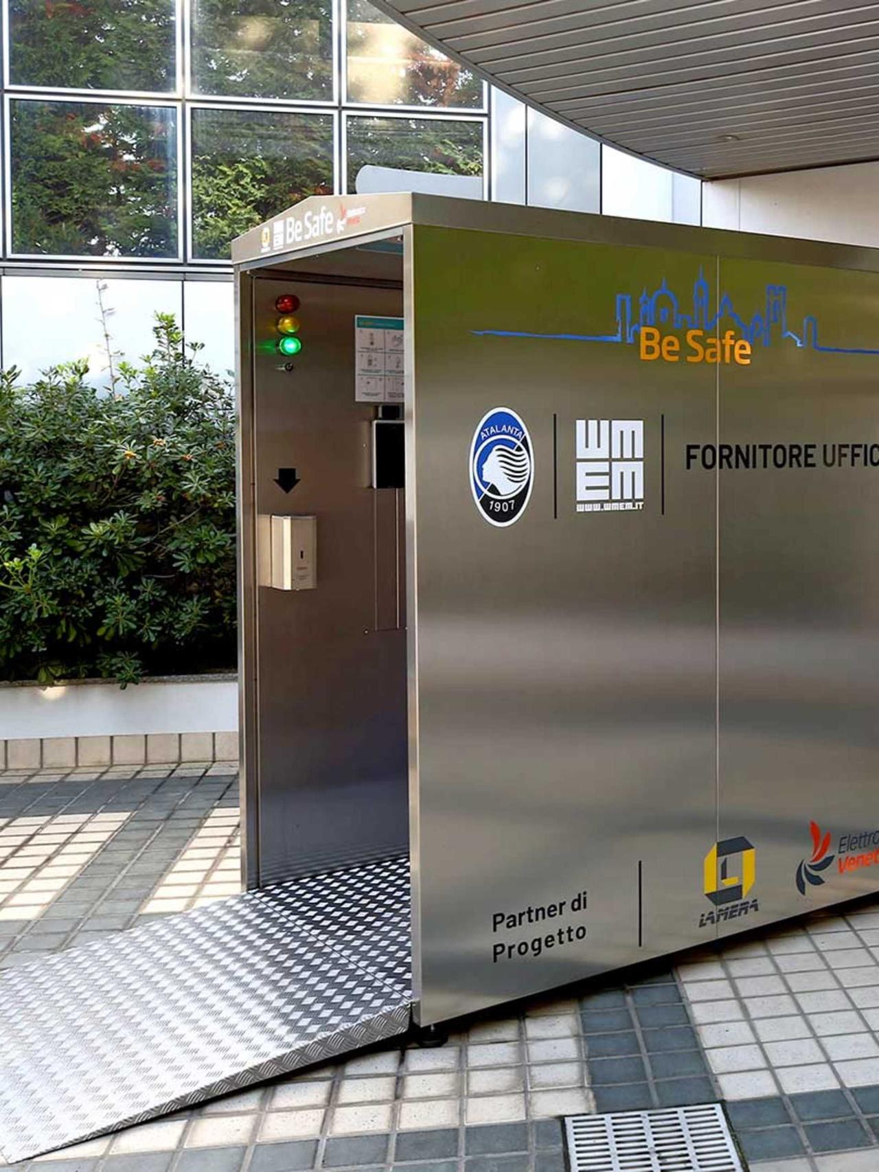Cabine di sanificazione Be Safe a Zingonia