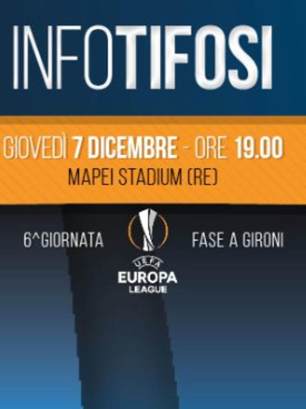 UEL Atalanta-Lione: info per i tifosi
