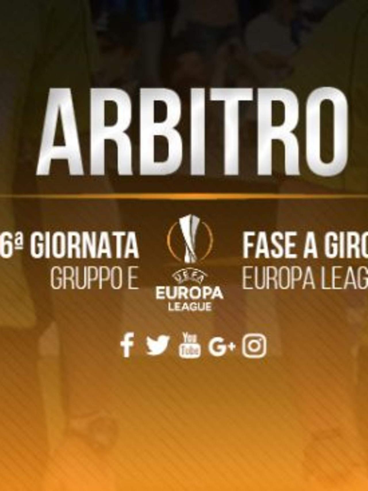 UEL Atalanta-Lione, arbitra il russo Eskov