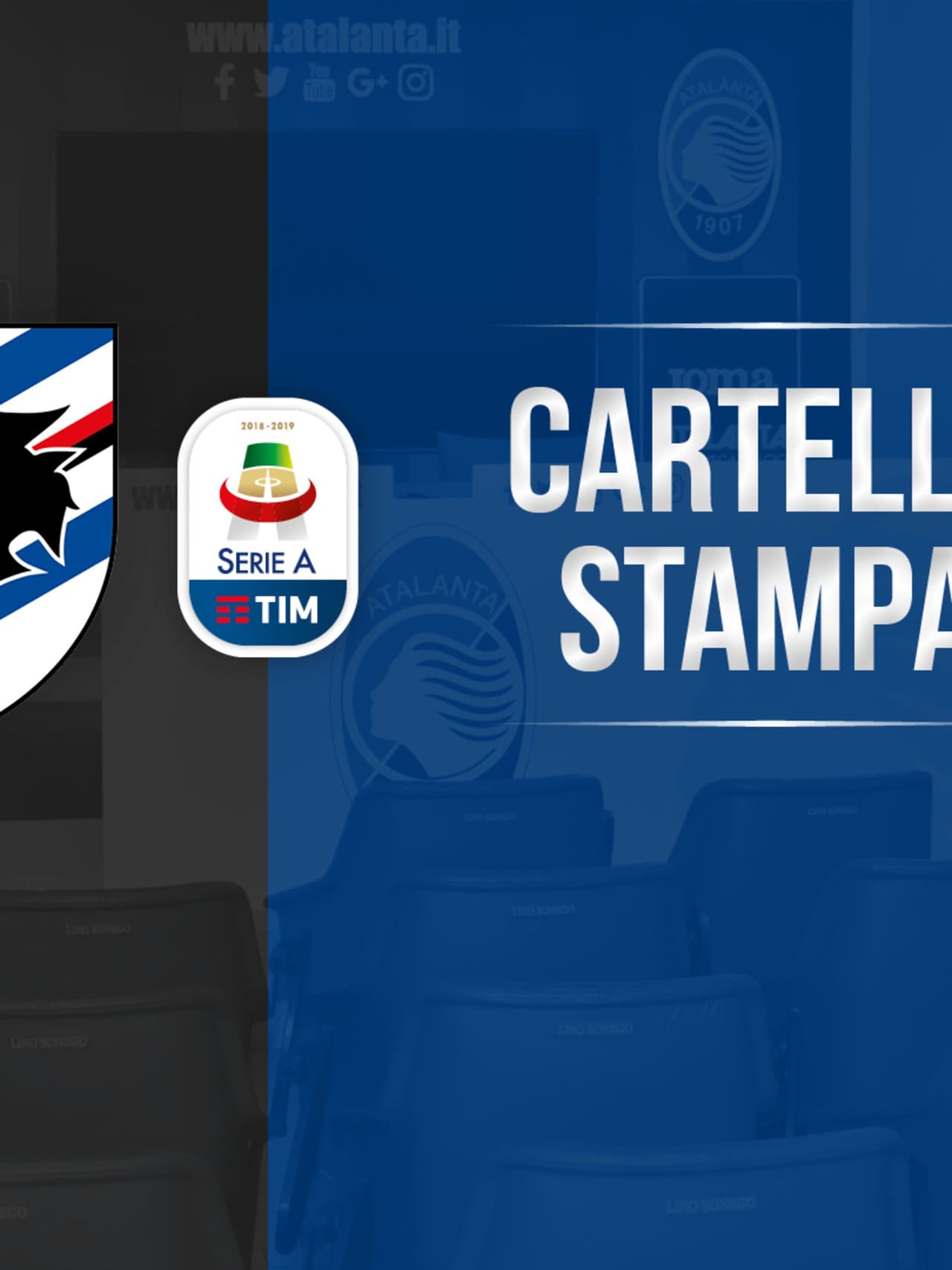 ATALANTA-SAMPDORIA: LA CARTELLA STAM