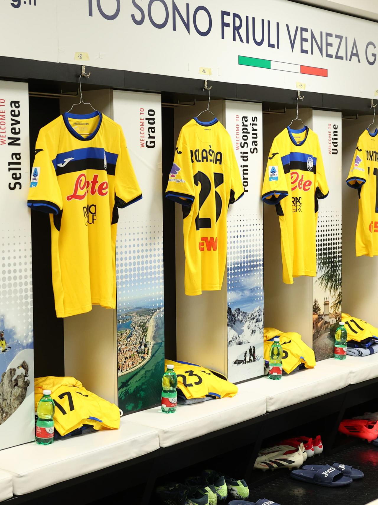 Le formazioni di Udinese-Atalanta