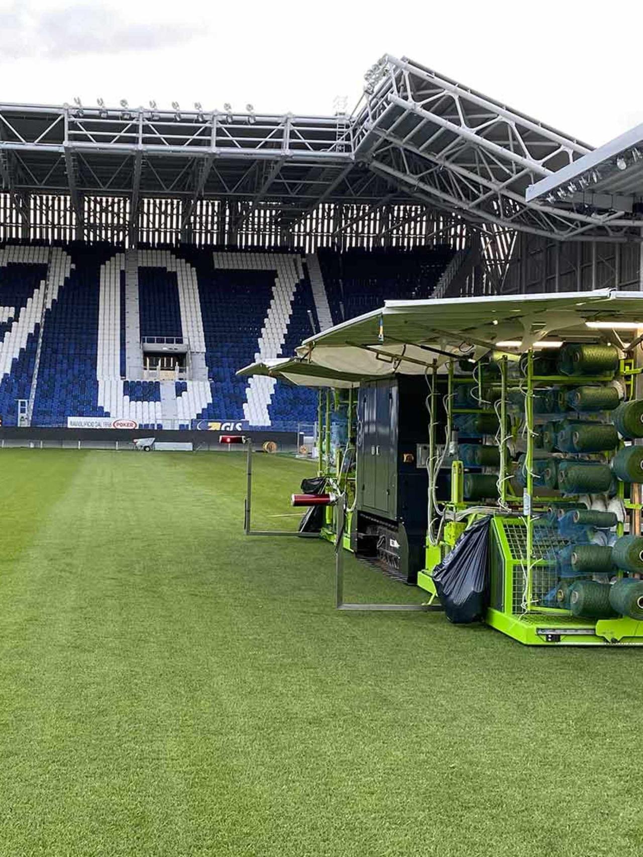 Gewiss Stadium, iniziato il 5° cantiere