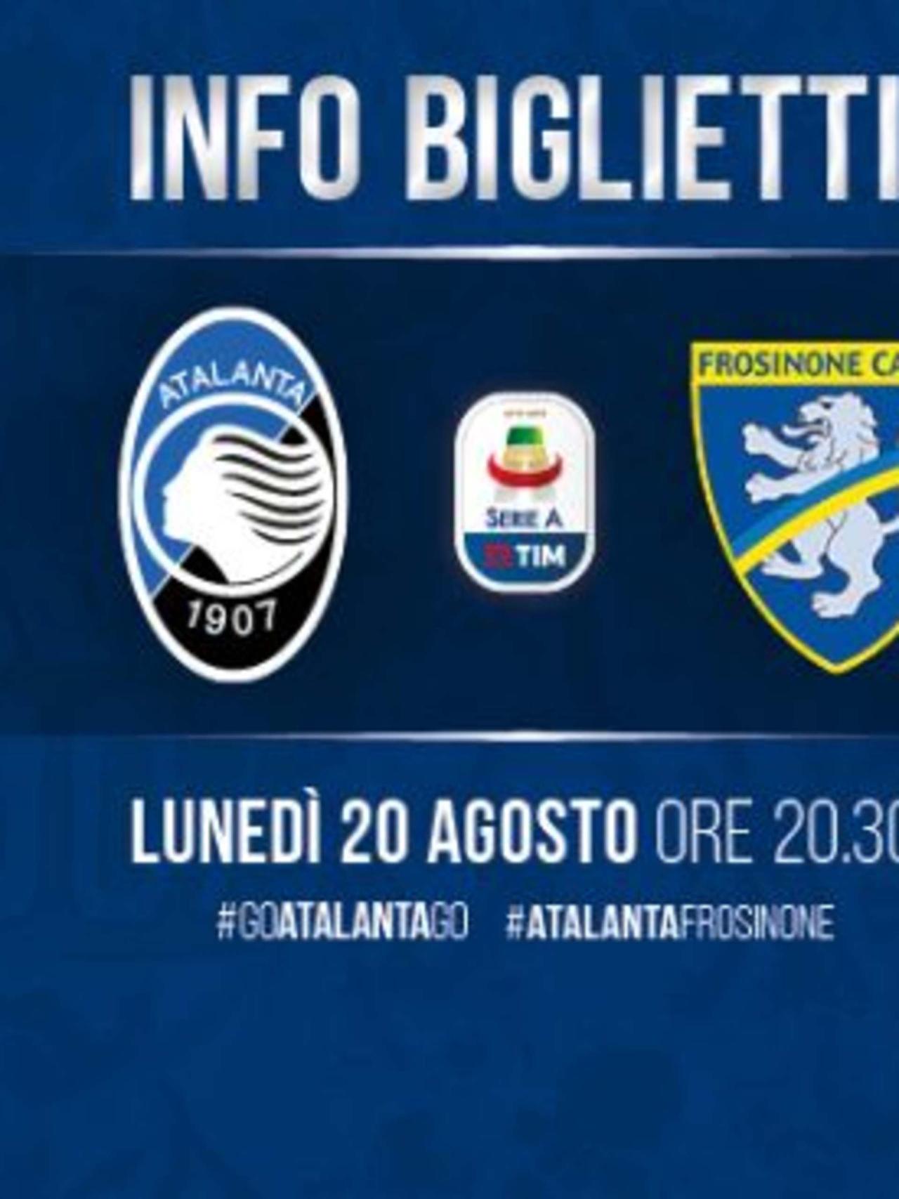 Atalanta-Frosinone: info biglietti
