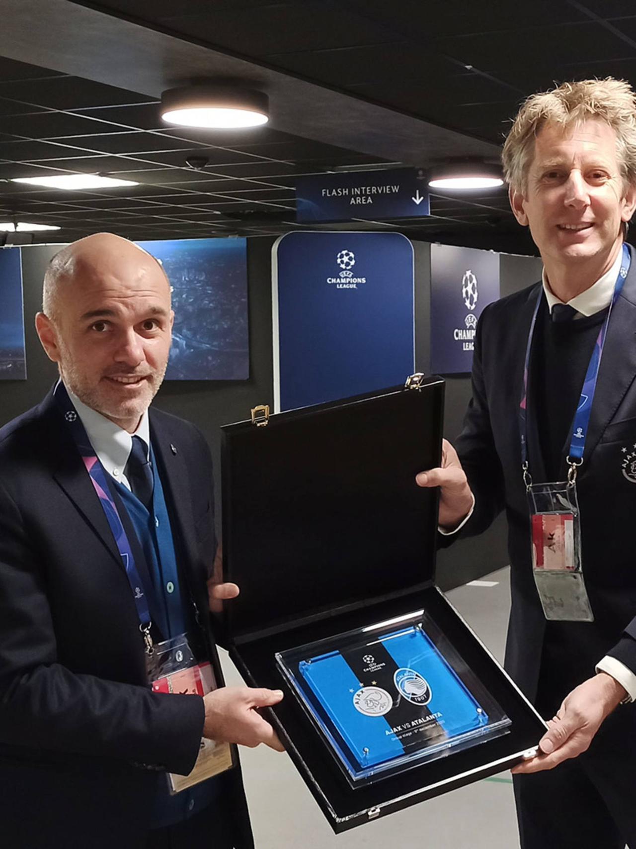UCL Ajax-Atalanta, momento fair play