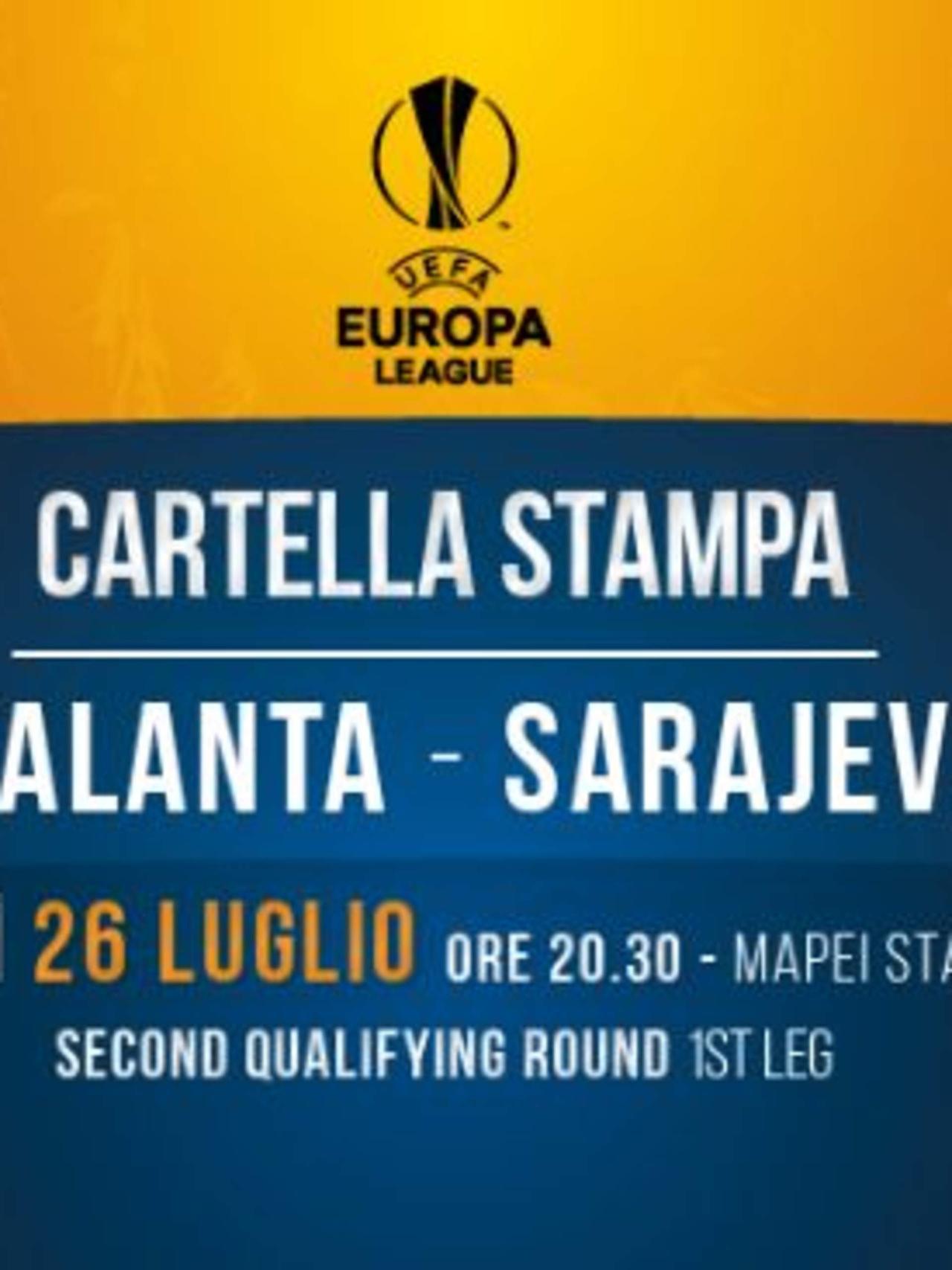Atalanta-Sarajevo – Cartella stampa