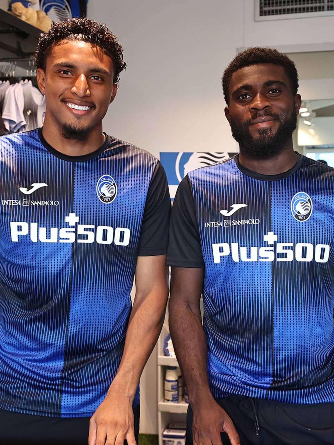 Éderson e Boga al Temporary Store