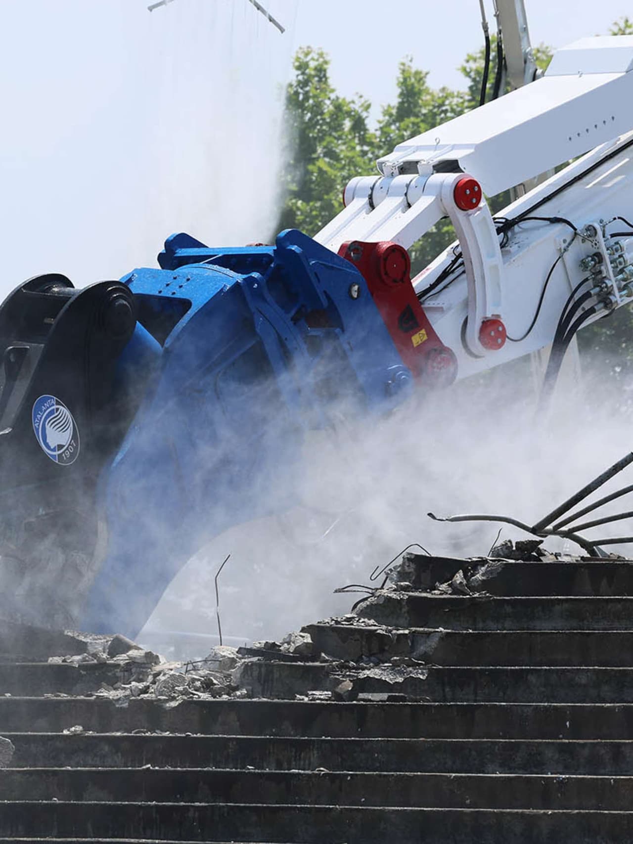 Gewiss Stadium, il giorno della demolizione