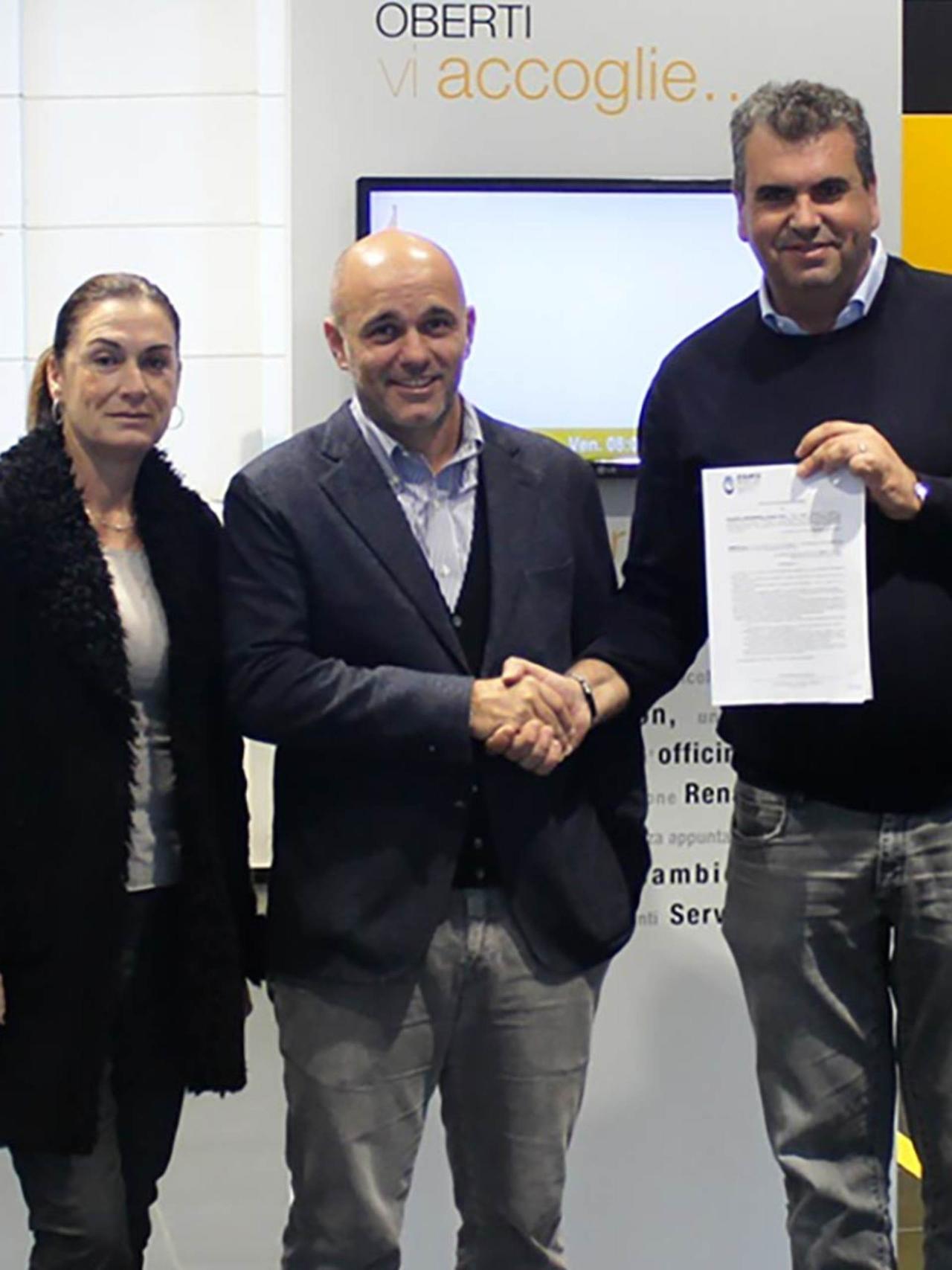 I partner Atalanta, Concessionaria Oberti