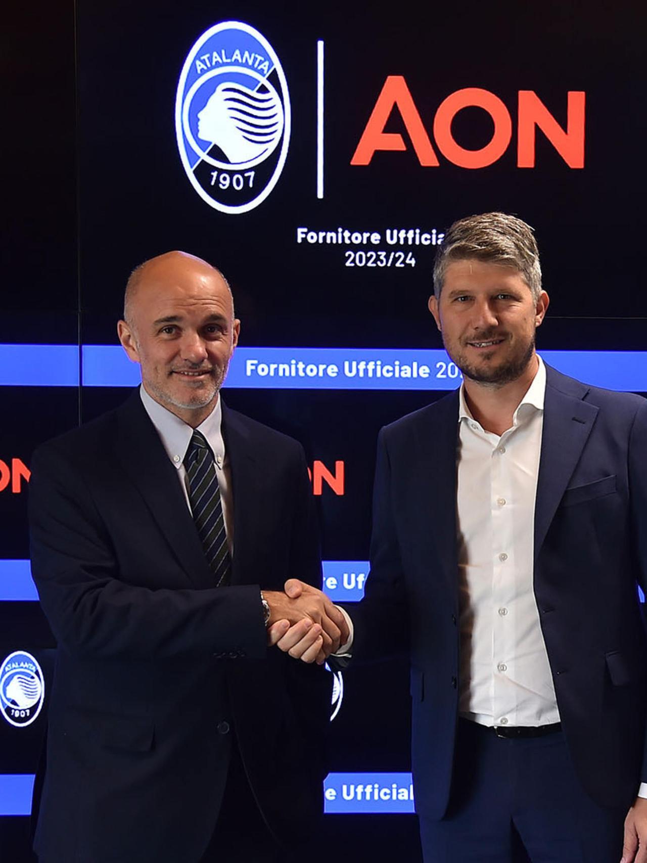 Atalanta e Aon rinnovano la partnership