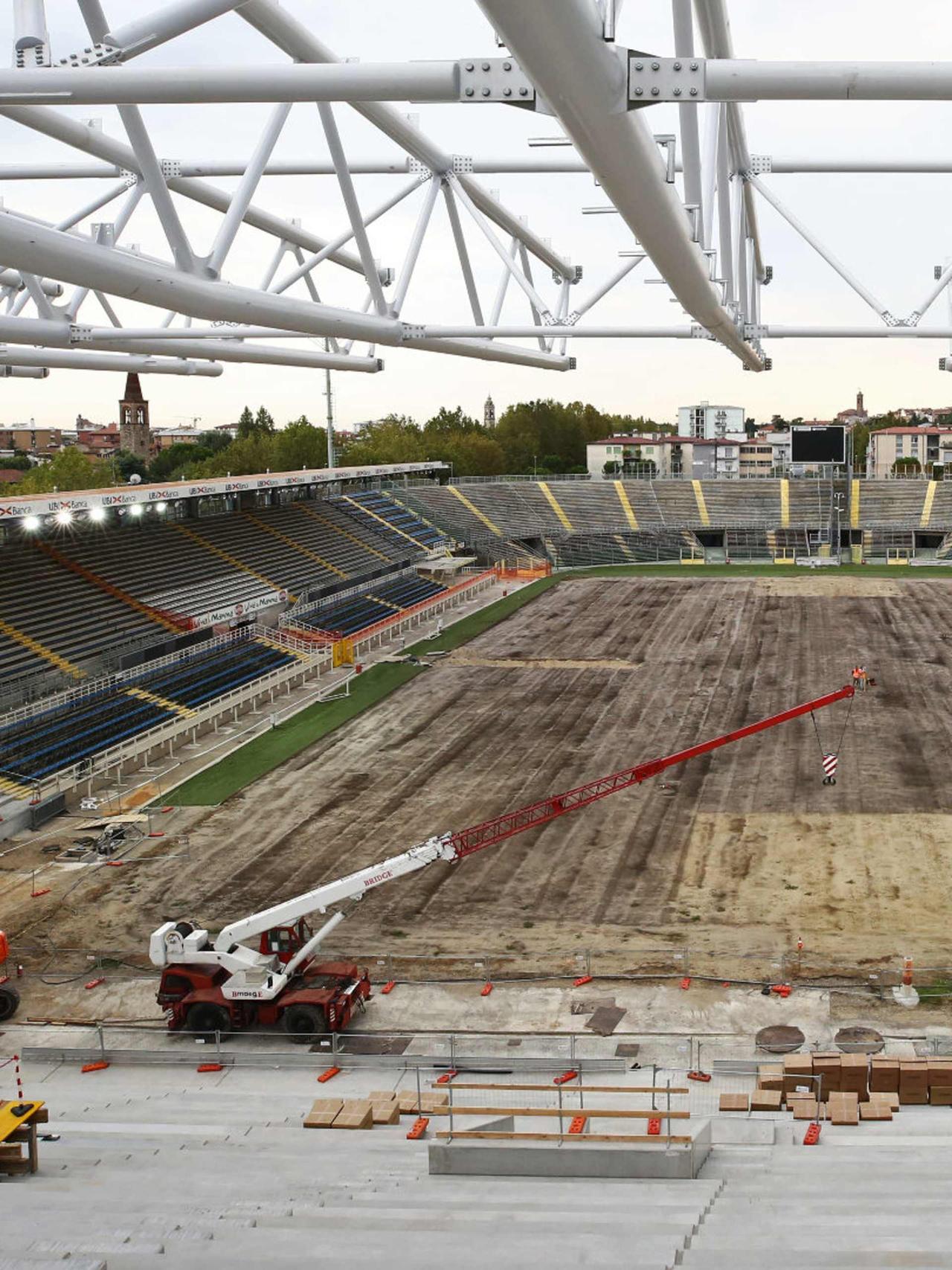 Gewiss Stadium, entriamo in cantiere