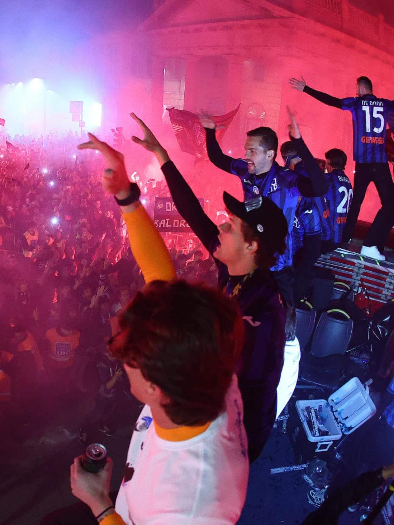 Festa nerazzurra a Bergamo