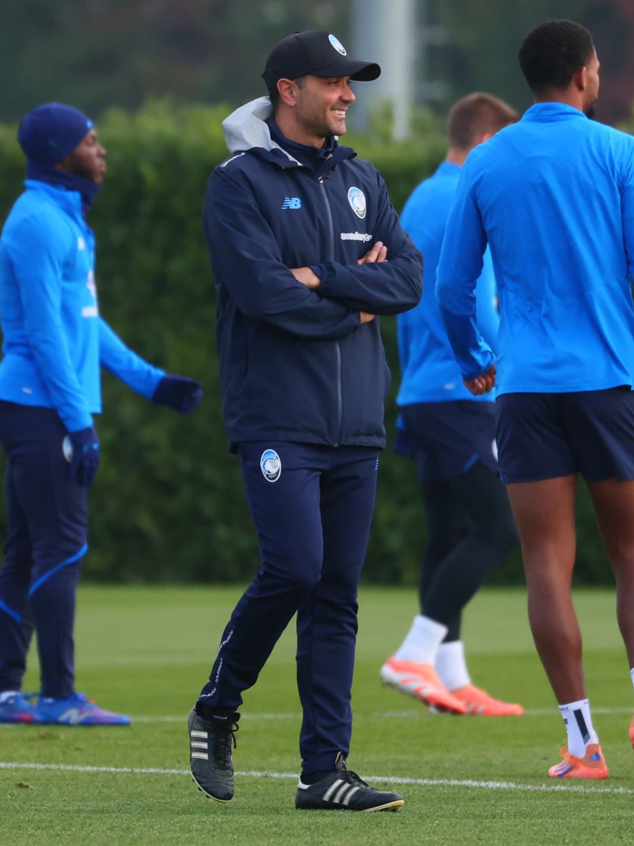 Allenamento mattutino in preparazione della prima giornata di ritorno