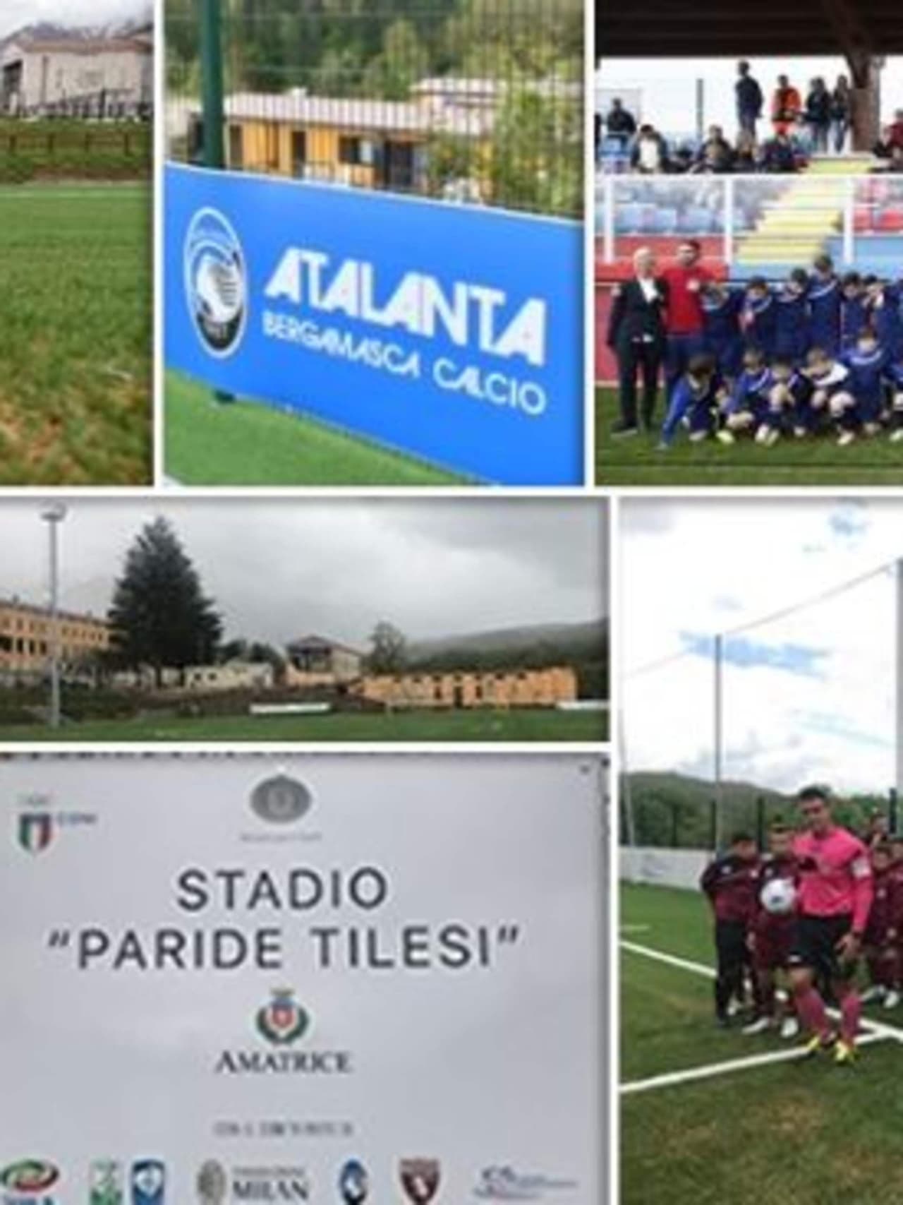 Inaugurato lo stadio di Amatrice