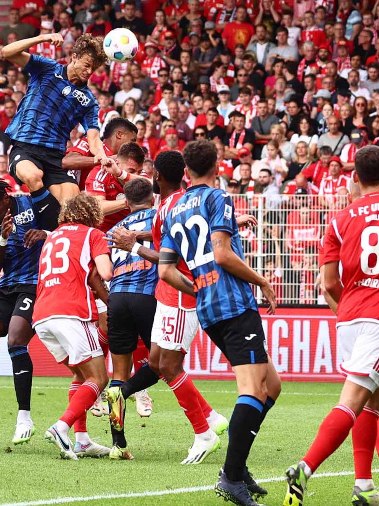 Union Berlin-Atalanta 4-1, cronaca testuale