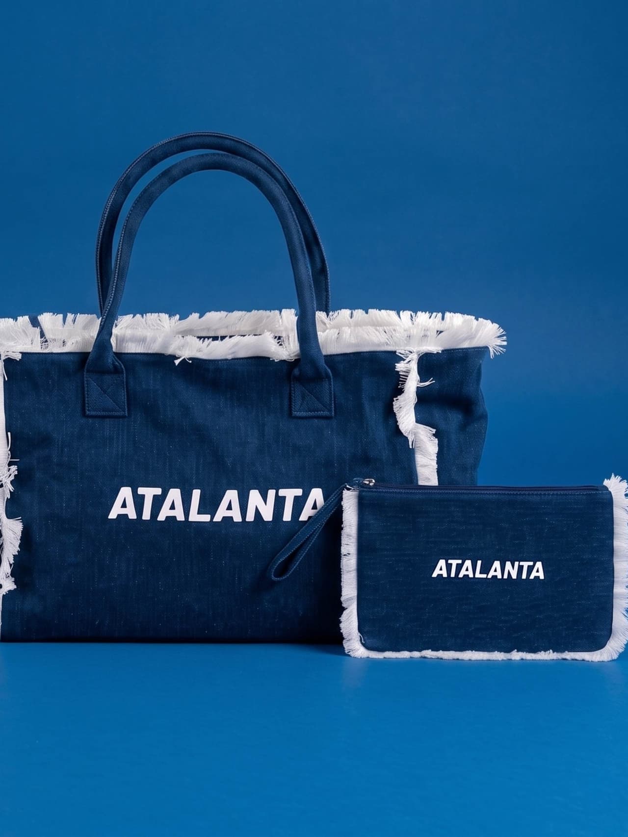 Nuovi accessori Atalanta: tra paglia e denim