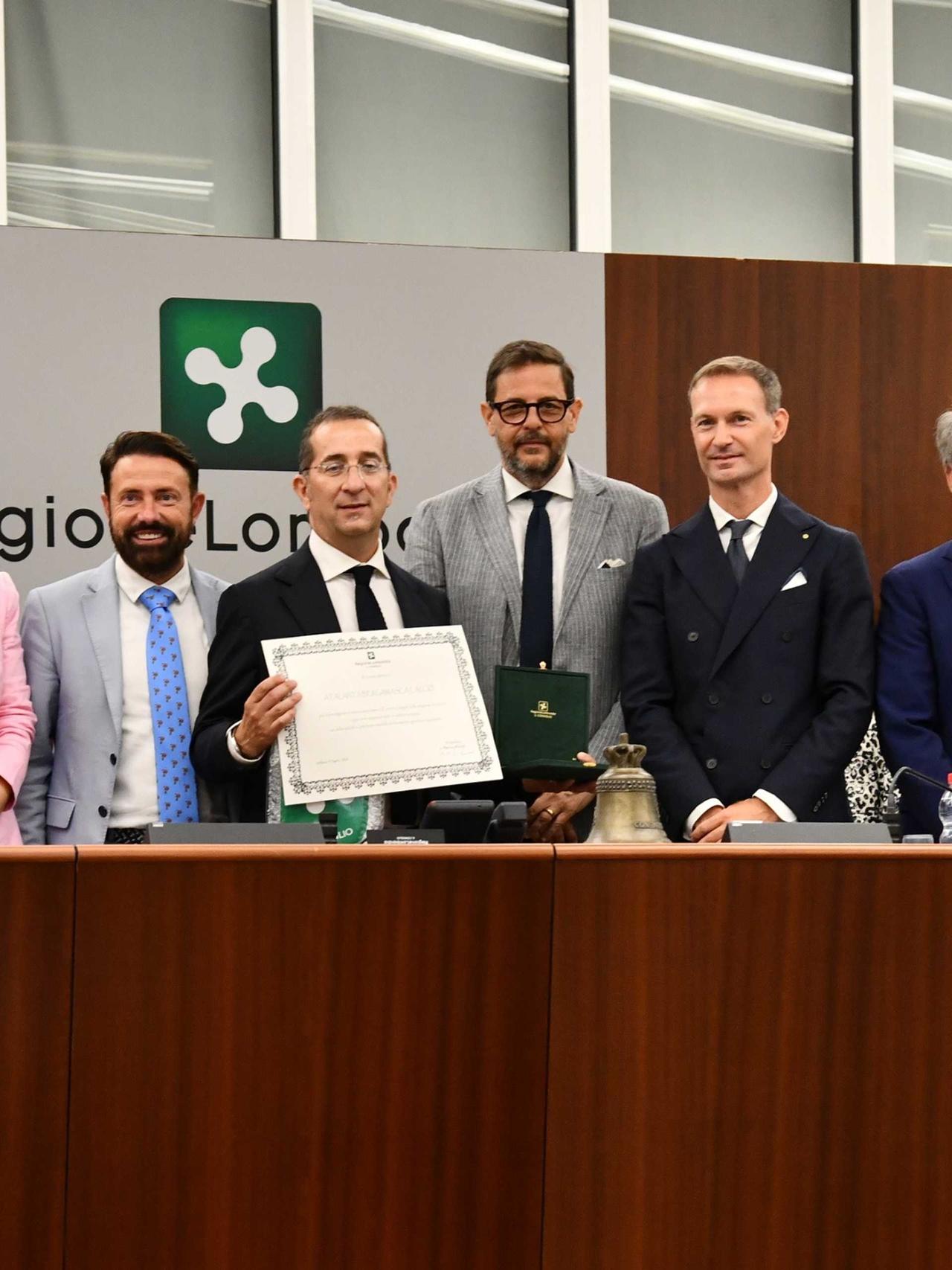 Atalanta premiata dal Consiglio Regionale della Lombardia