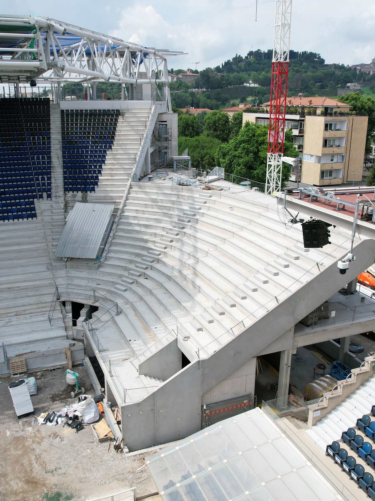 Gewiss Stadium: "cresce" anche l'ultimo spicchio