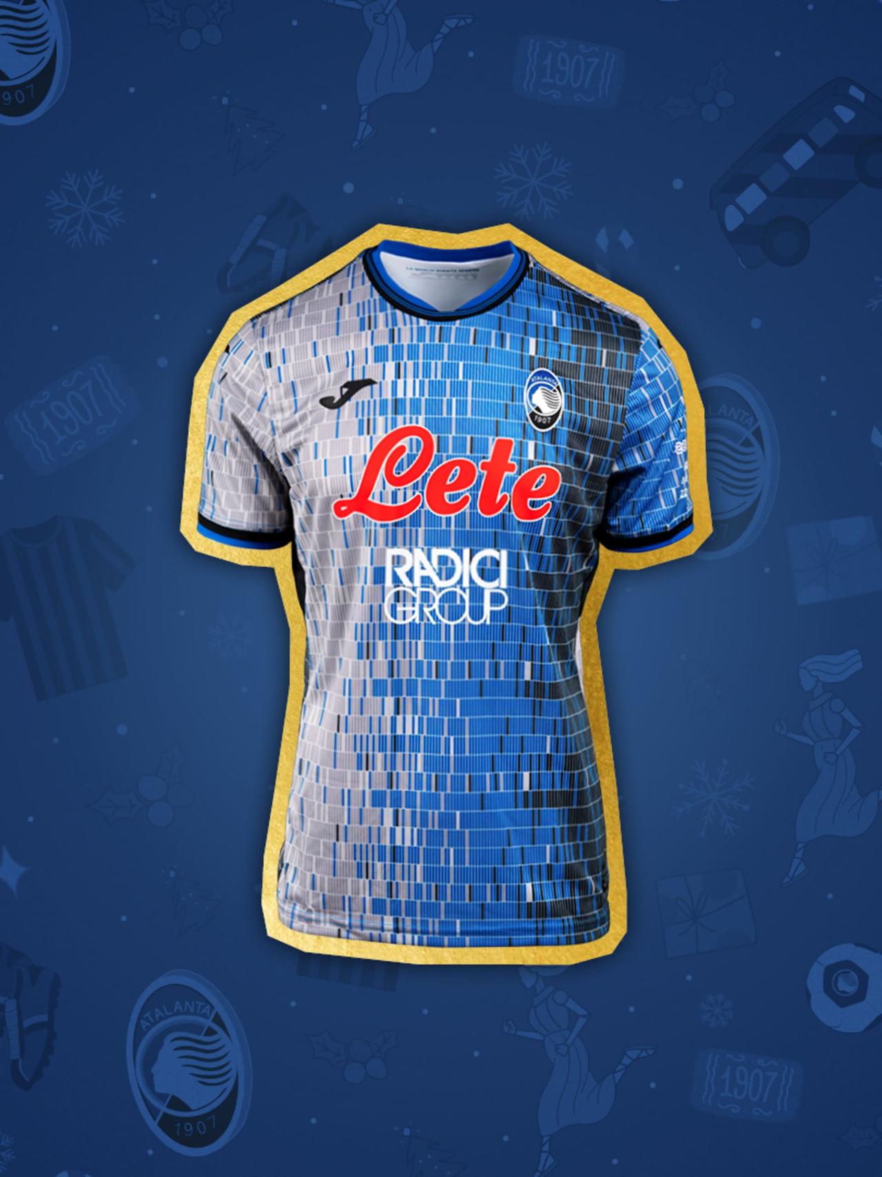 Atalanta-Empoli, ecco la maglia del Christmas Match 2024