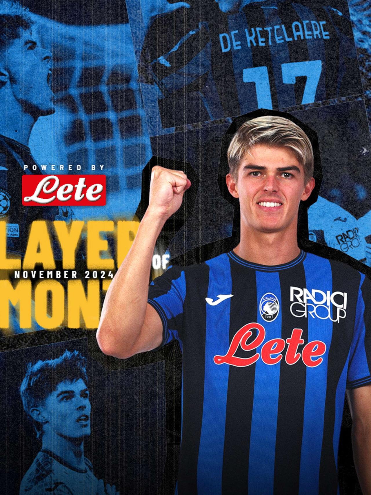 E il vincitore del primo "POTM by Lete" è... Charles de Ketelaere!