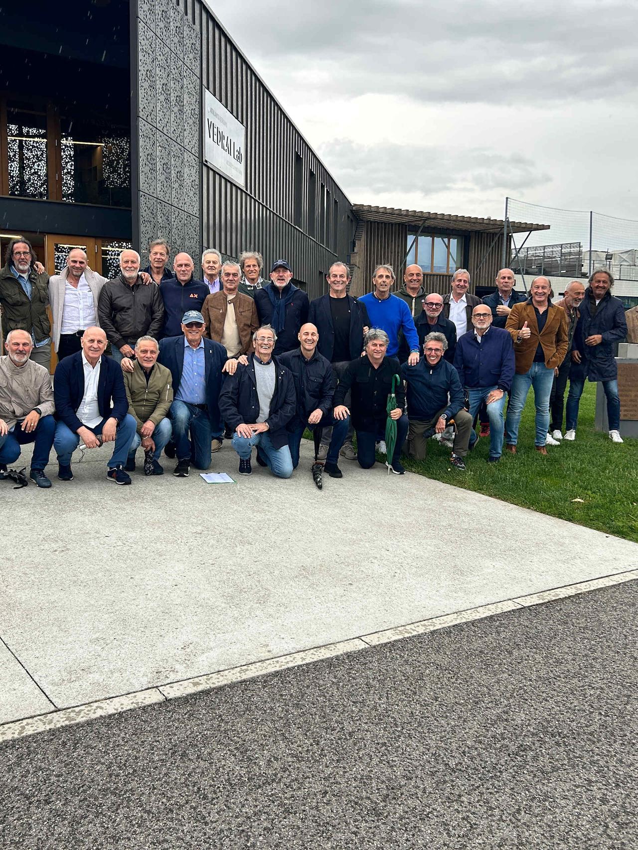 Ex atalantini in visita al Centro Bortolotti