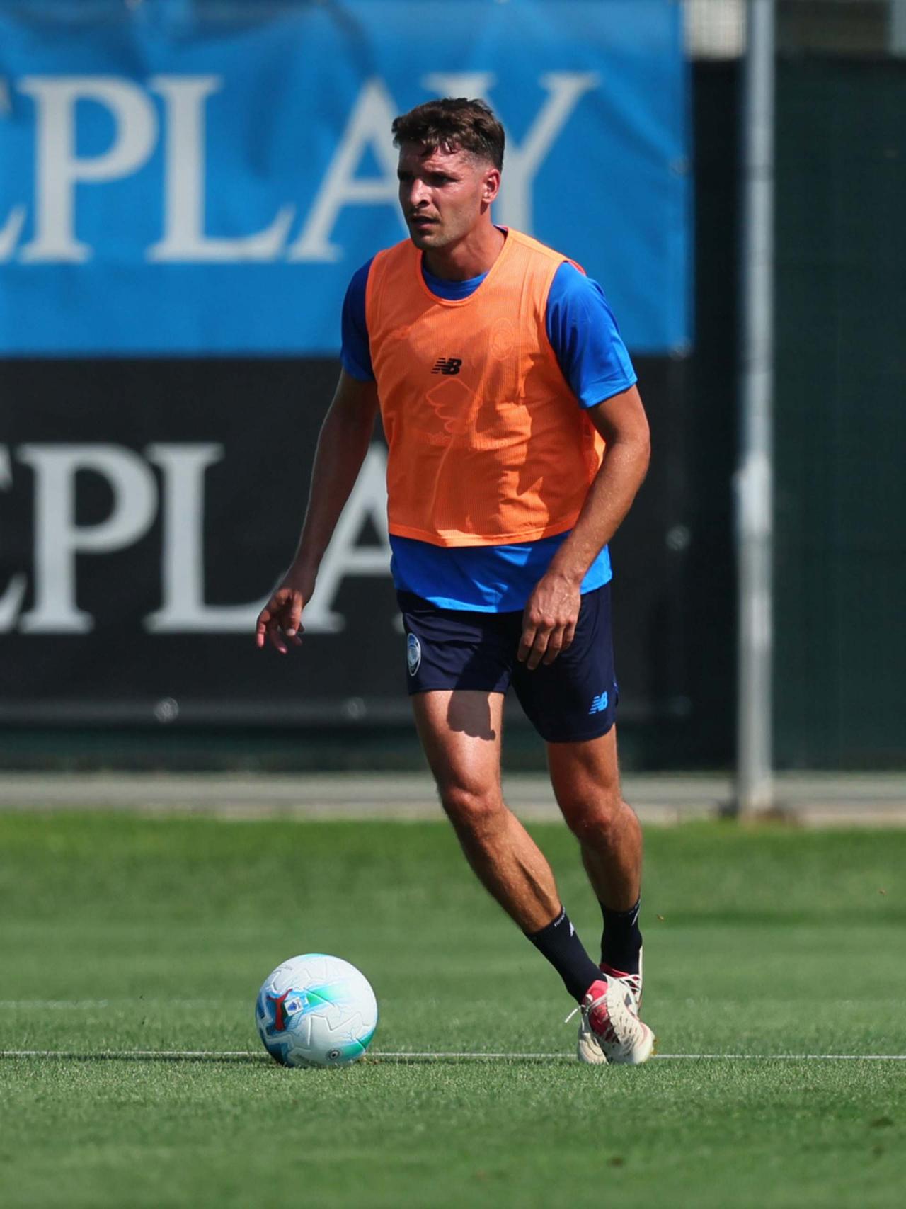 Allenamento della vigilia di Atalanta-Pisa