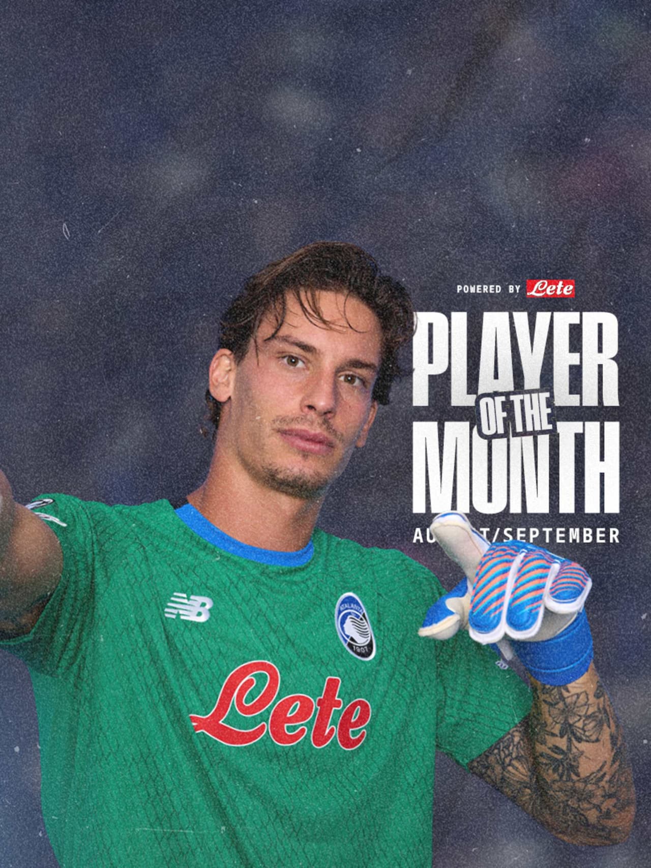 L'uomo dai guanti d'oro: Carnesecchi è il POTM Lete di agosto-settembre!