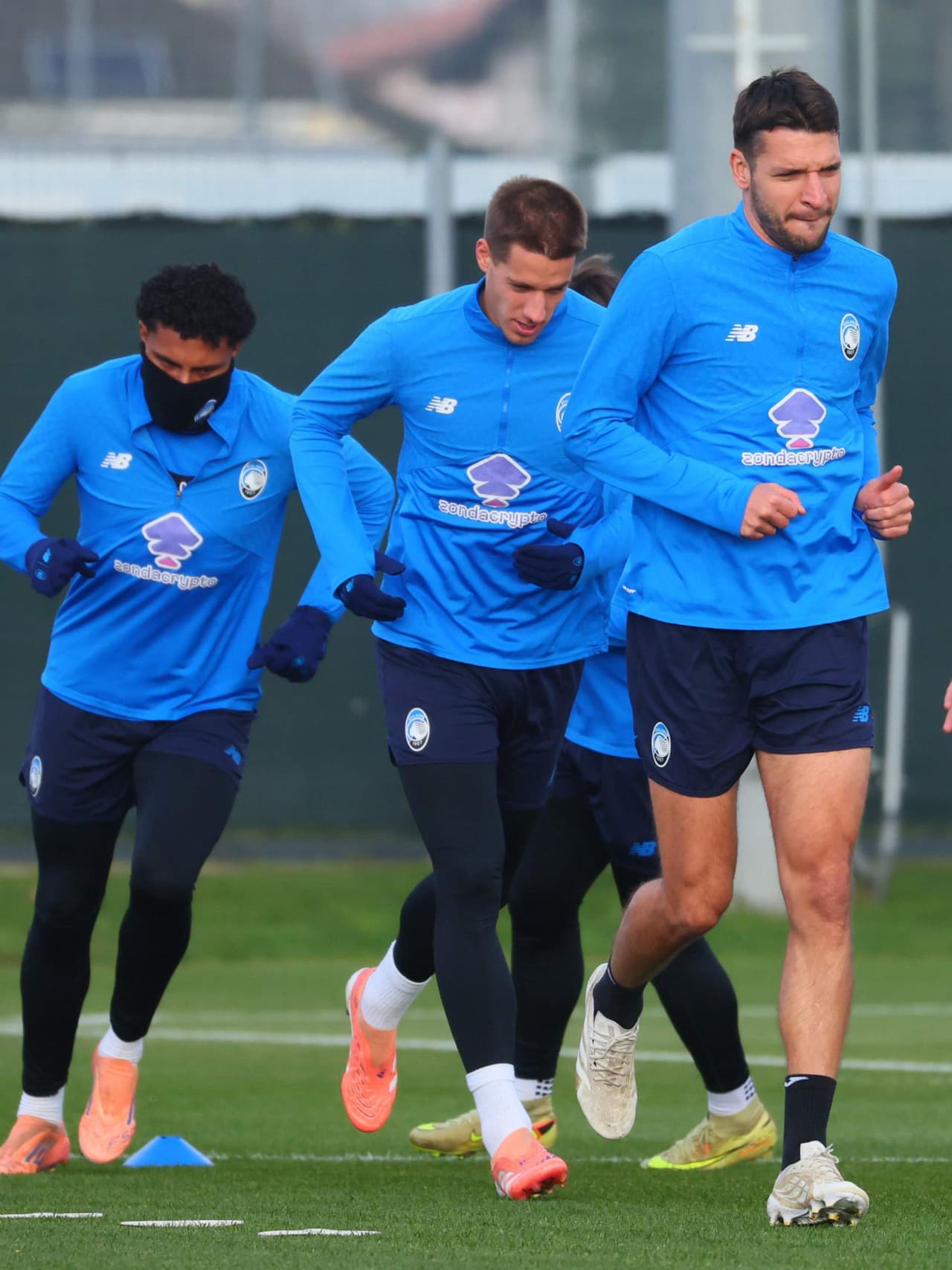 Allenamento pomeridiano per iniziare a preparare il match di Coppa Italia