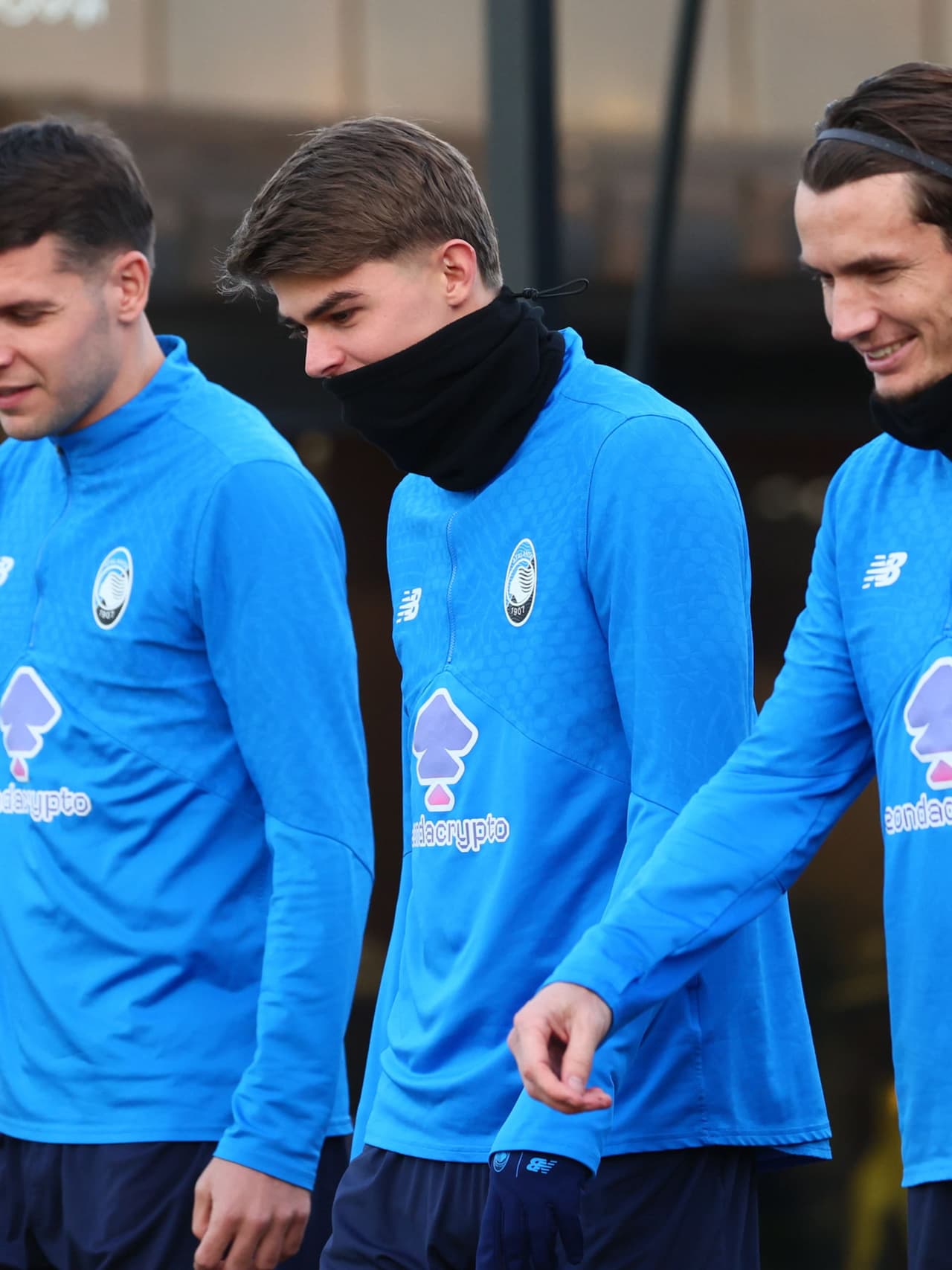 Allenamento pomeridiano in vista della partita di campionato contro il Cagliari