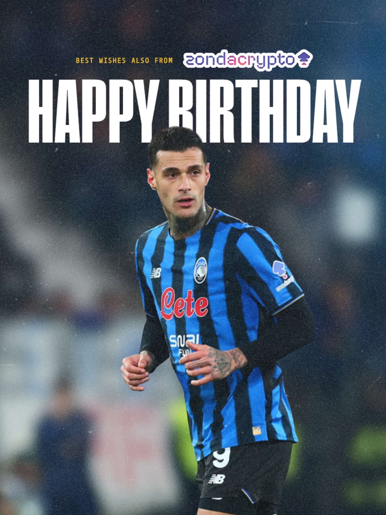 Tanti auguri a Gianluca Scamacca!