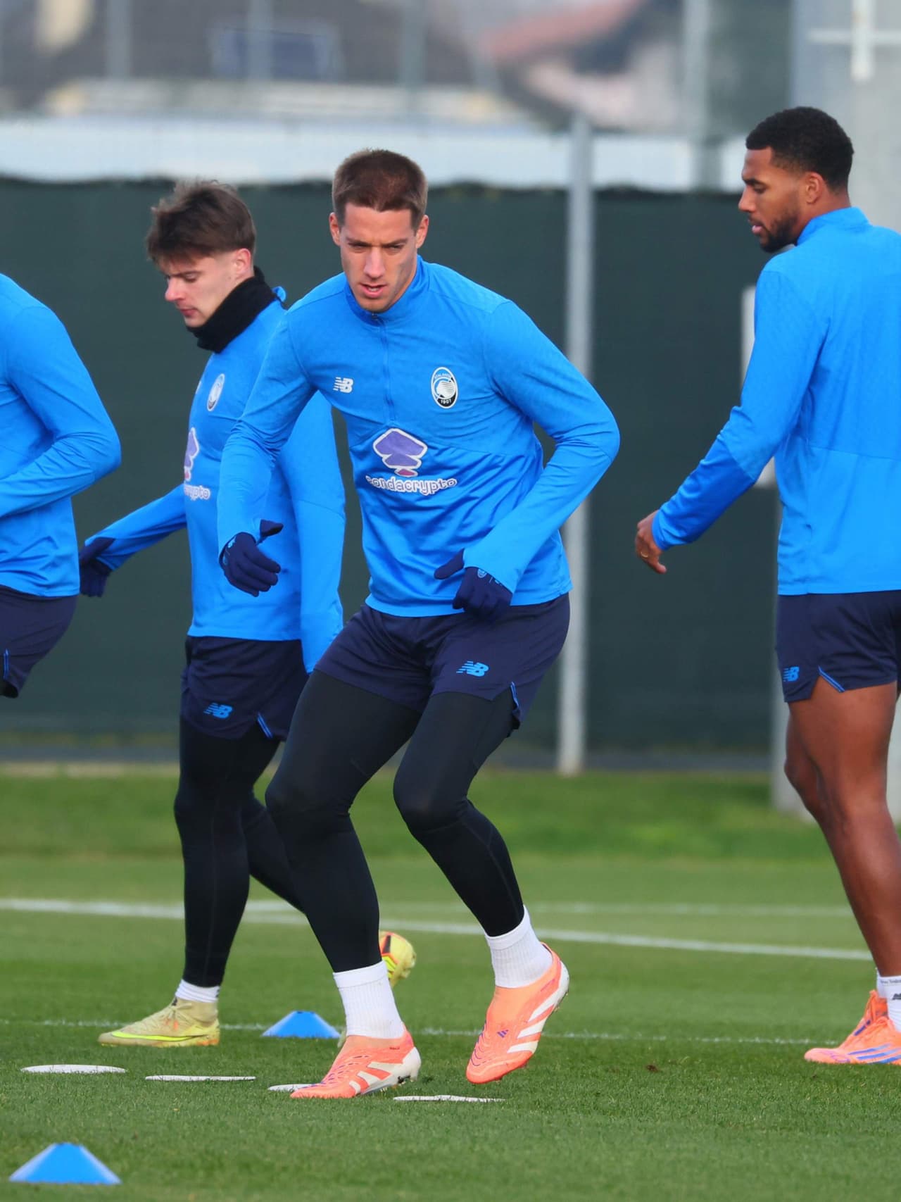 Nerazzurri in campo al Centro Bortolotti per il primo allenamento del nuovo anno