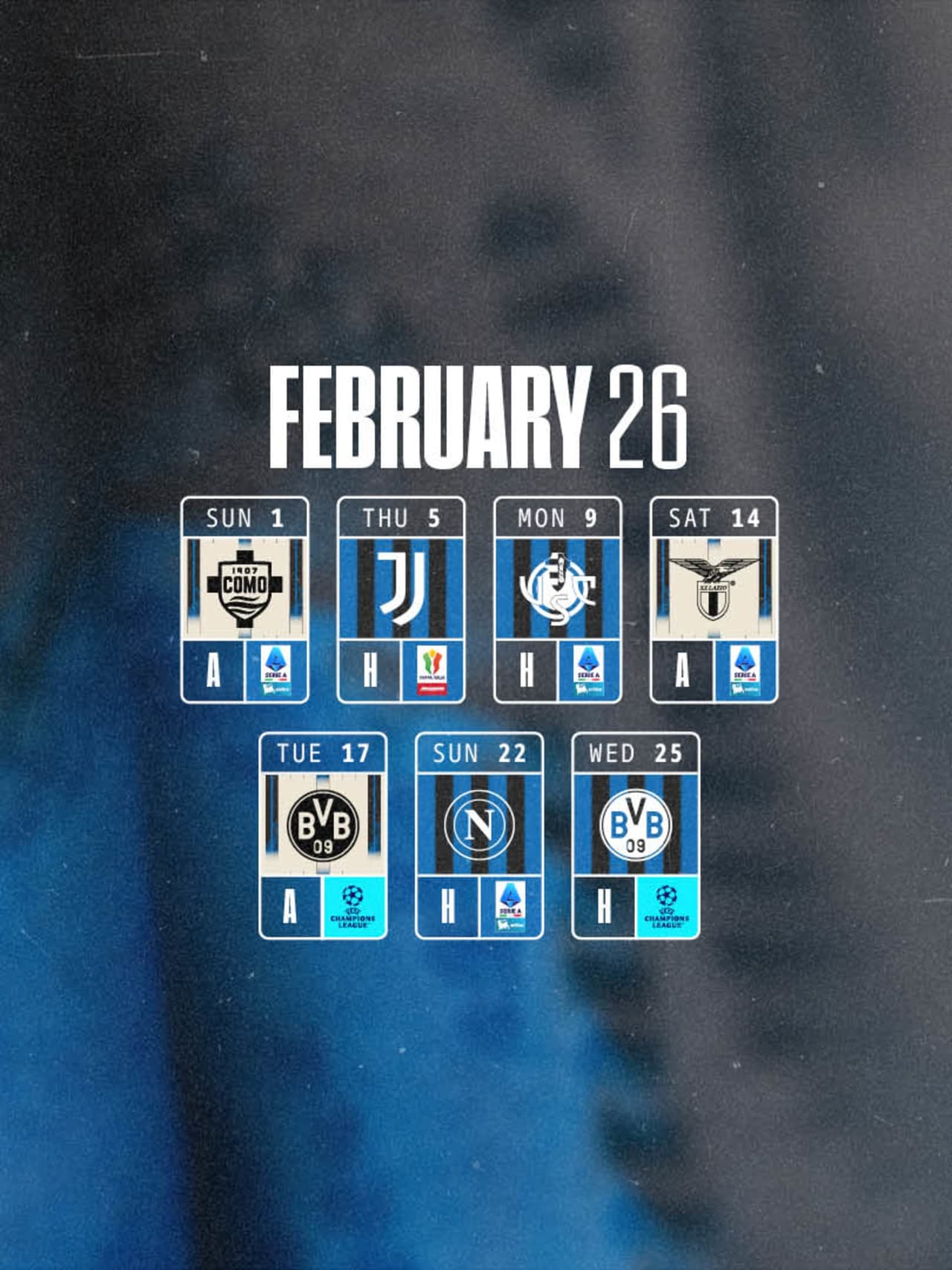 Gli impegni del mese, Febbraio