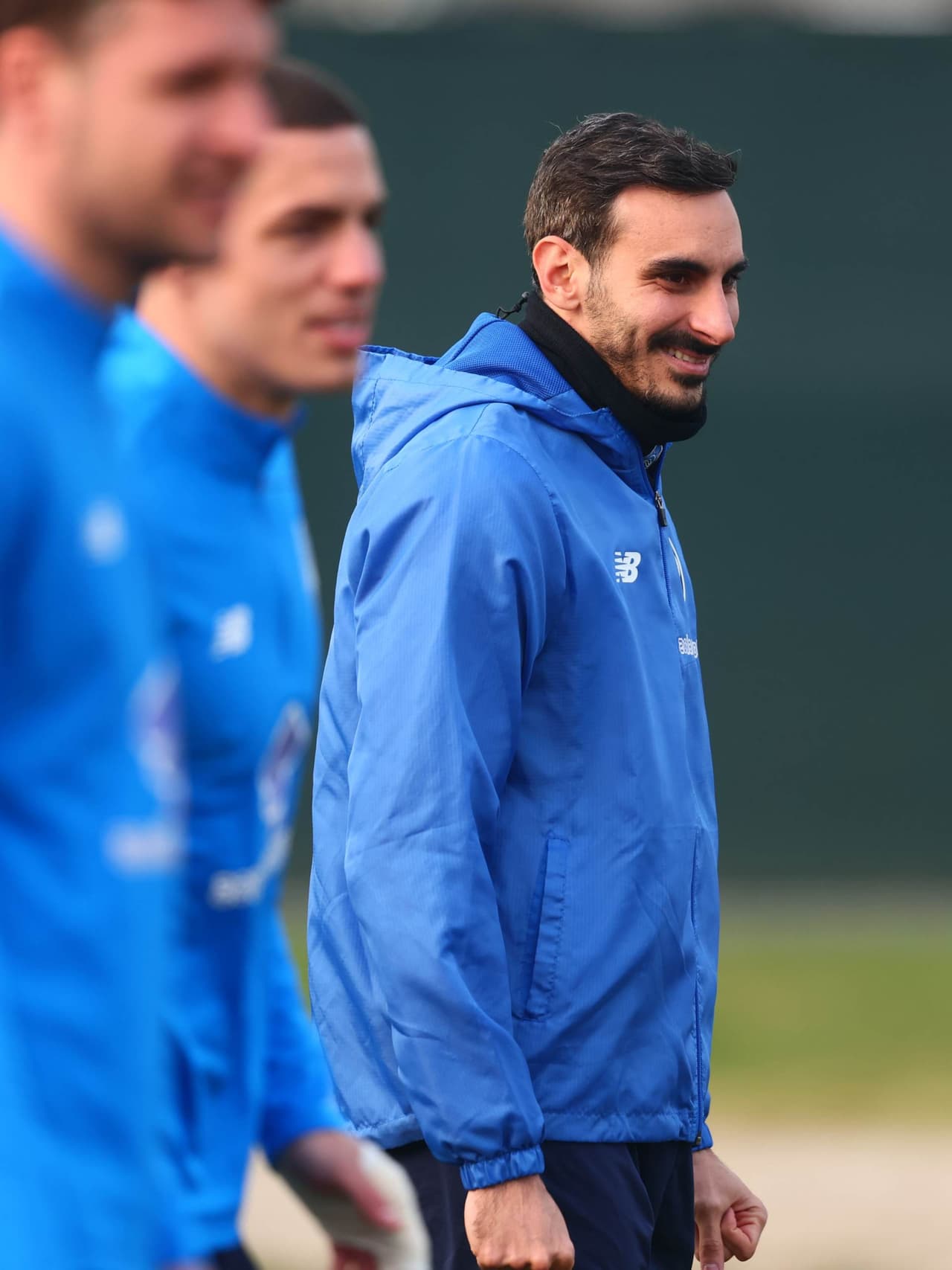 Allenamento mattutino con vista sull’andata degli ottavi di UCL