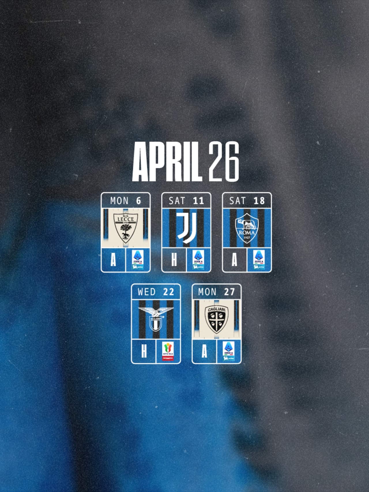 Gli impegni del mese, aprile