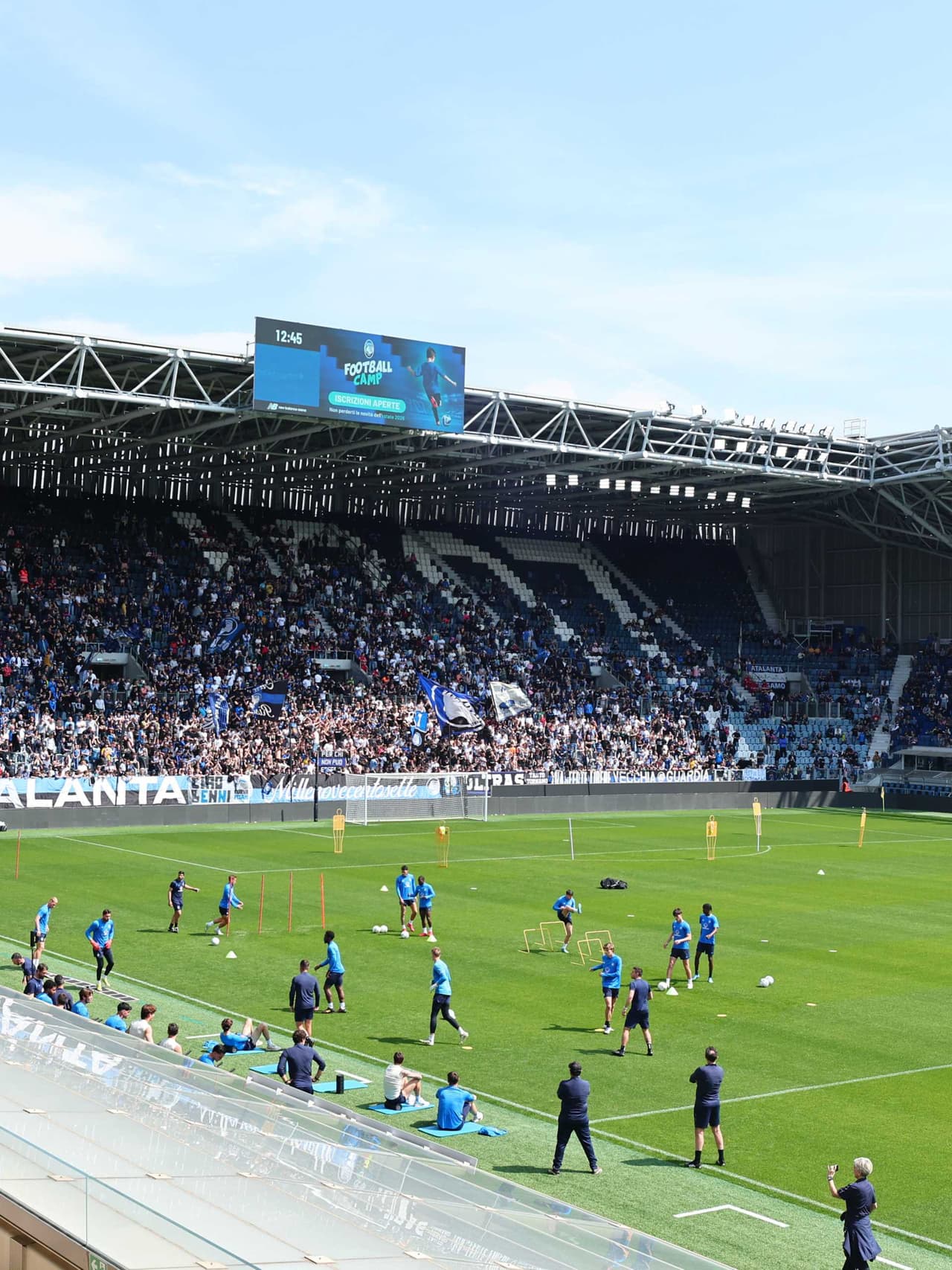 Allenamento alla New Balance Arena: la photogallery