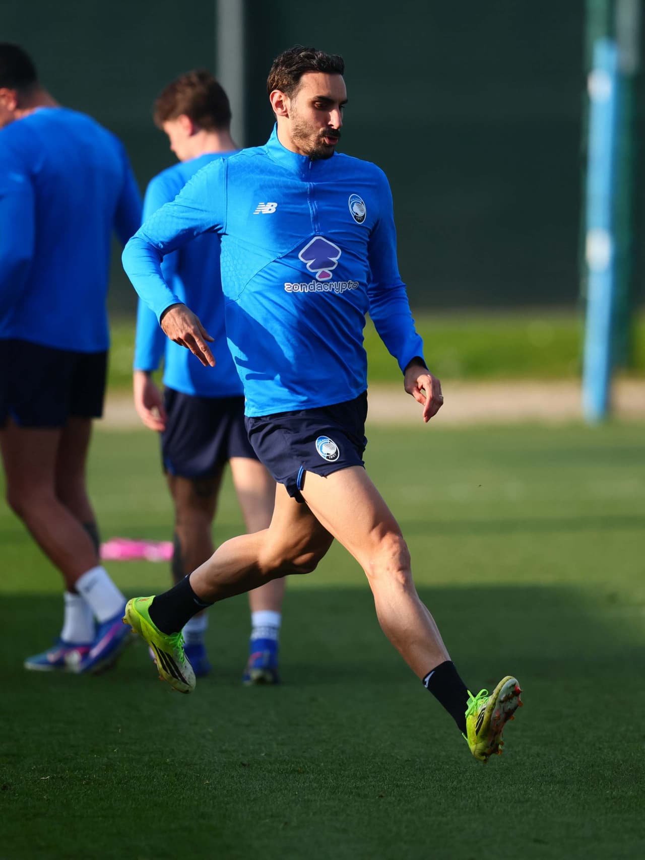 Allenamento mattutino in vista della trasferta a Cagliari
