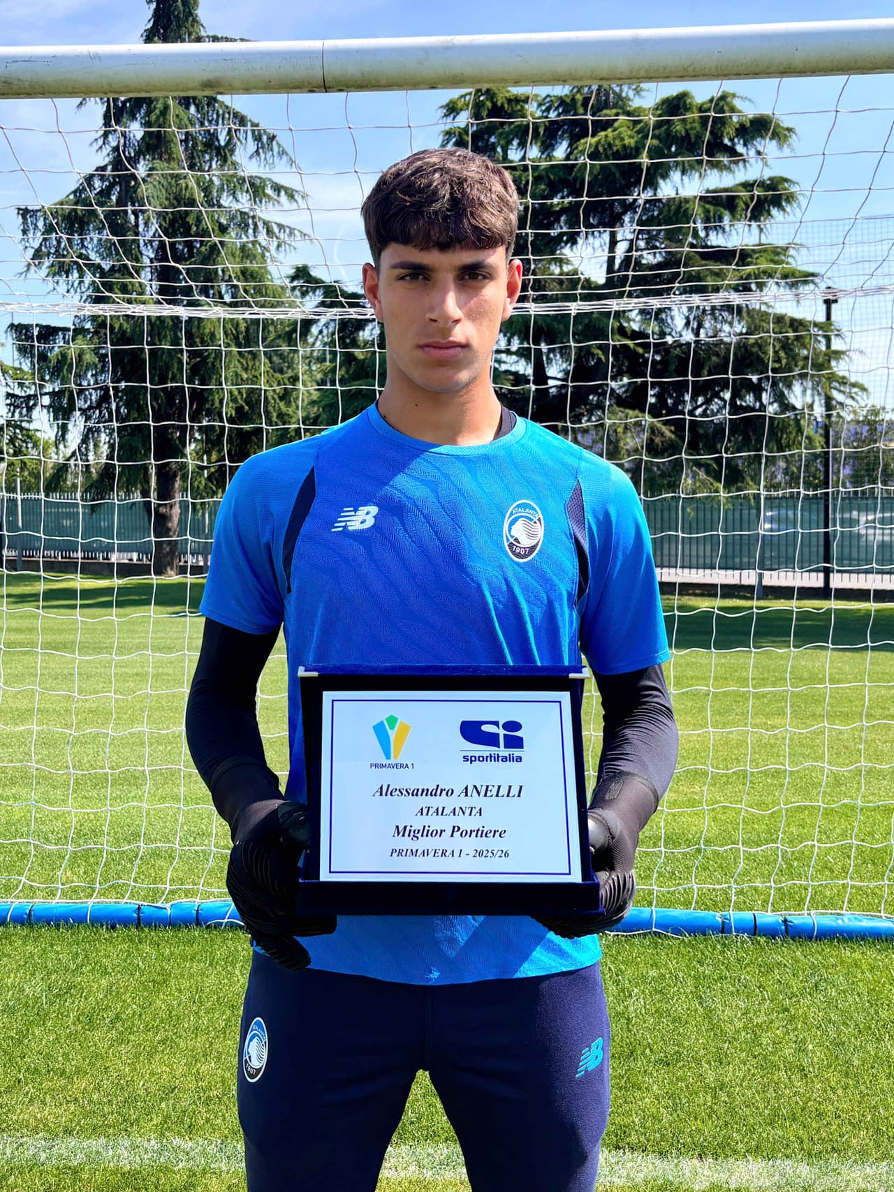 Primavera: ad Anelli il premio di miglior portiere del campionato