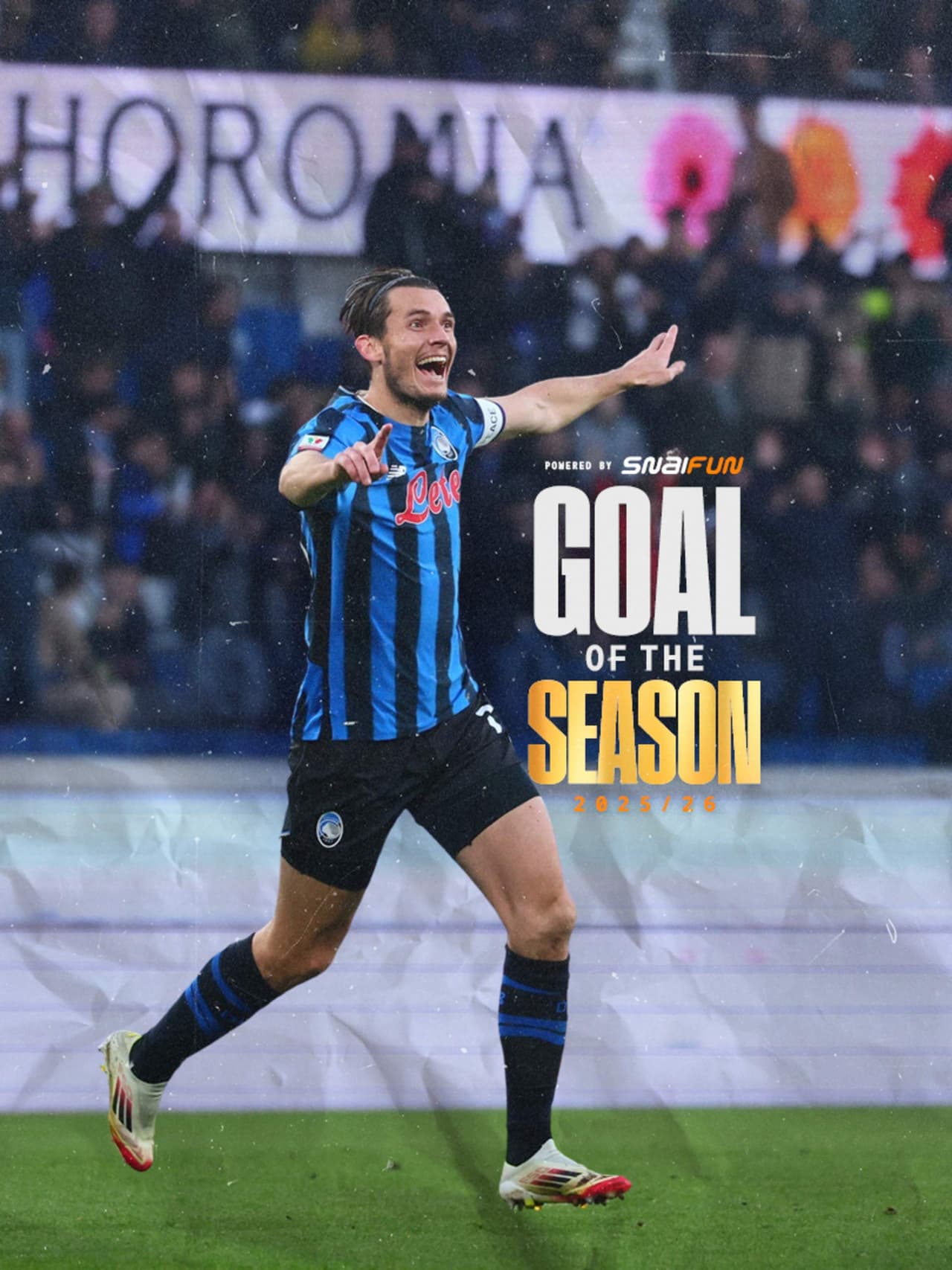 La firma del capitano: de Roon vince lo Snaifun Goal of The Season 2025/26!