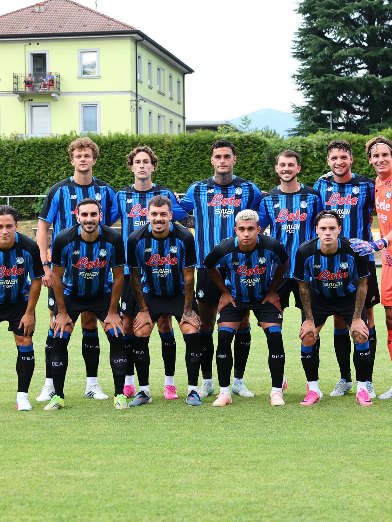 Quanto entusiasmo a Clusone per l'Atalanta di Sarri!