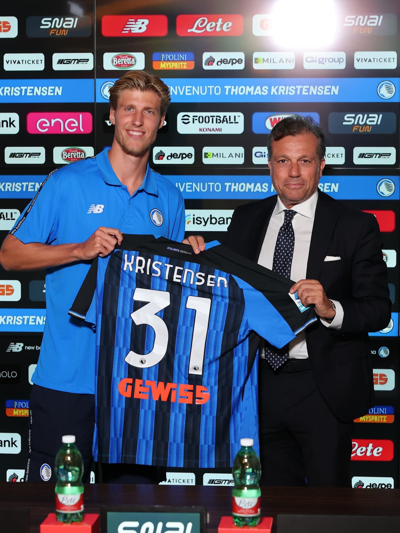 La presentazione ufficiale di Thomas Kristensen